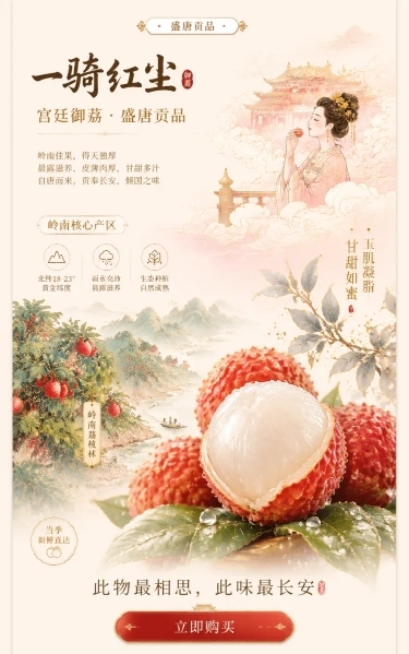 生成御荔详情页长图预览效果