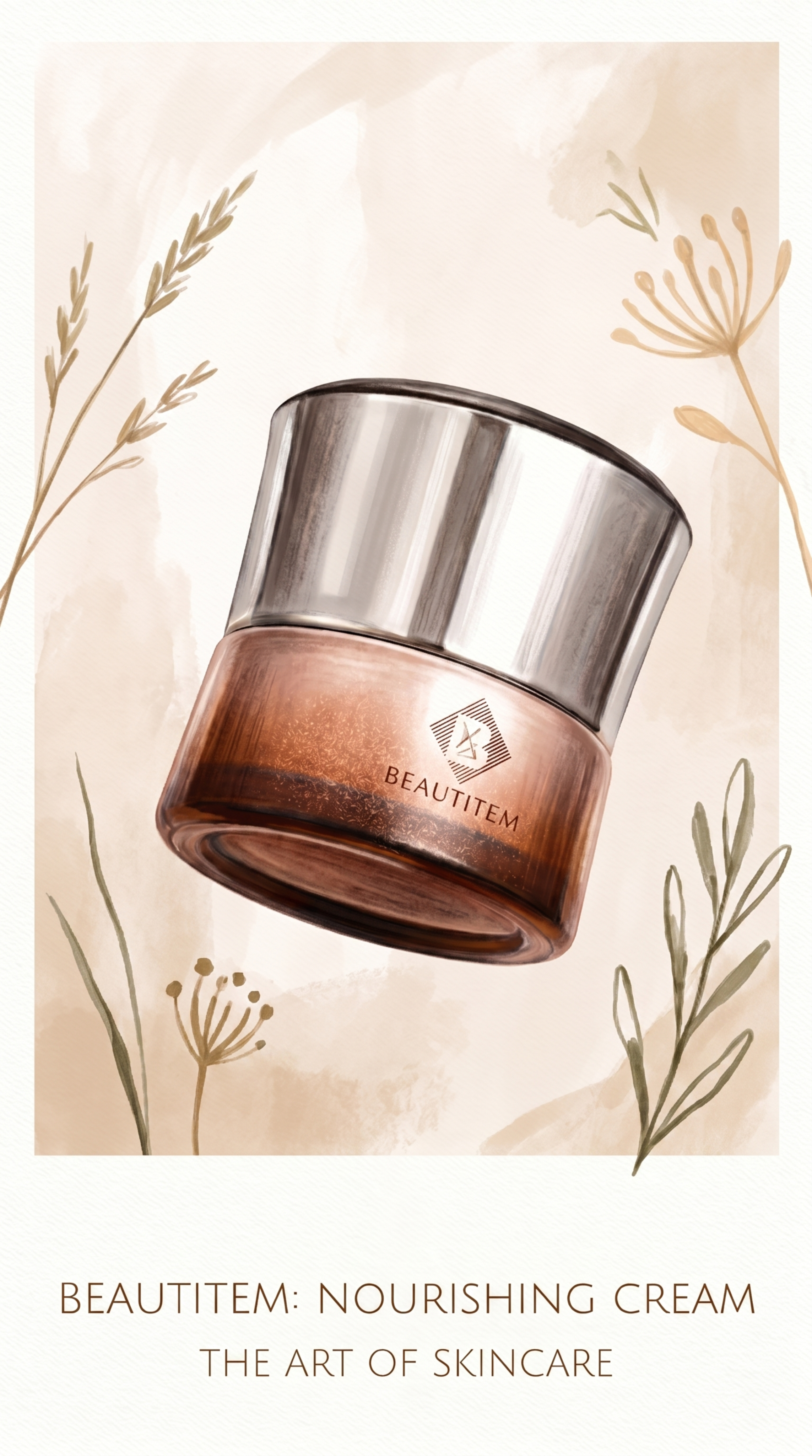 电商海报风格，手绘插画风，笔触柔和自然，突出产品主体，适合大众… - 图片创意预览
