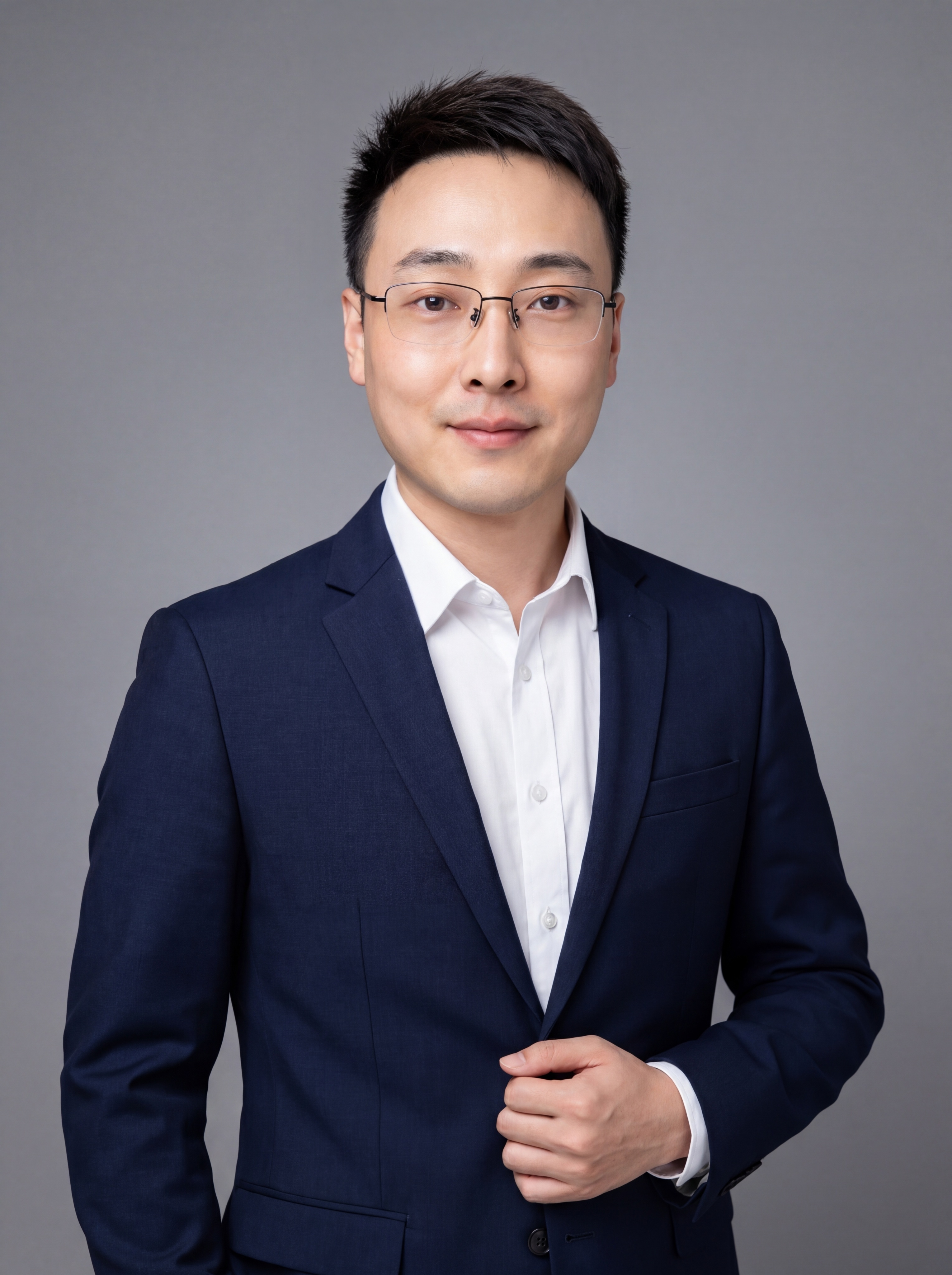 参考图中保留人物脸型、发型、年龄等特征生成职场形象照,标准焦段… - 图片创意预览