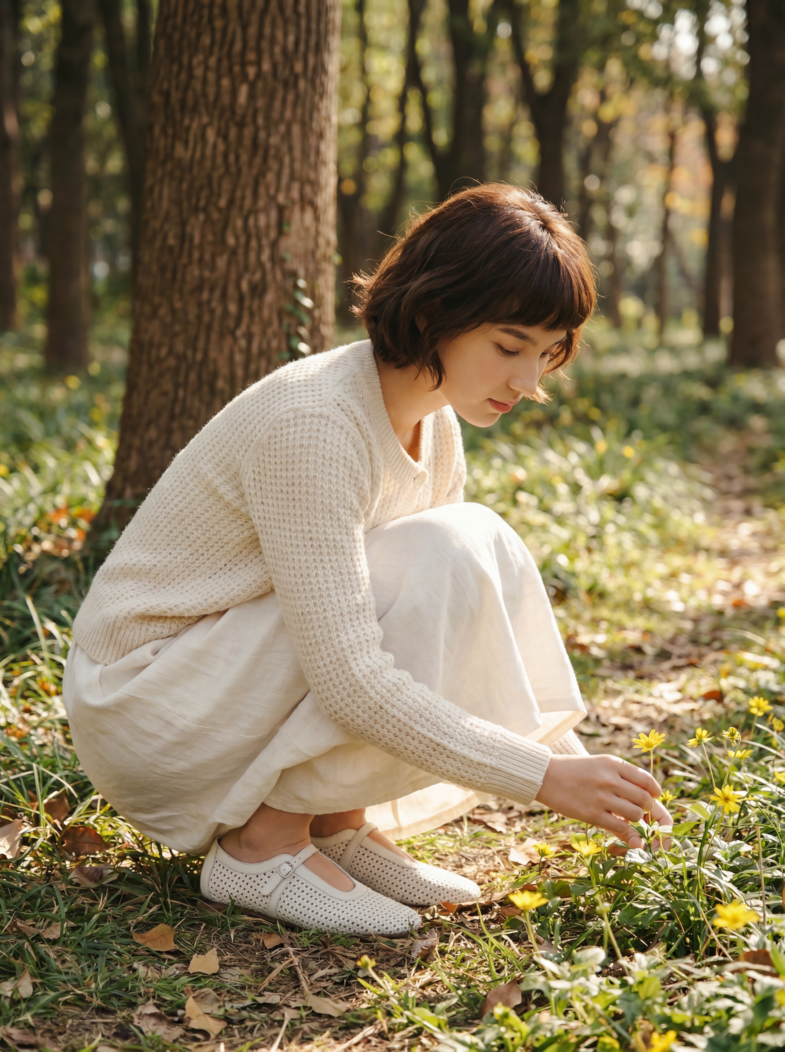 女鞋，严格参照上传产品图，完整保留组件、轮廓、结构、比例、材质… - 图片创意预览