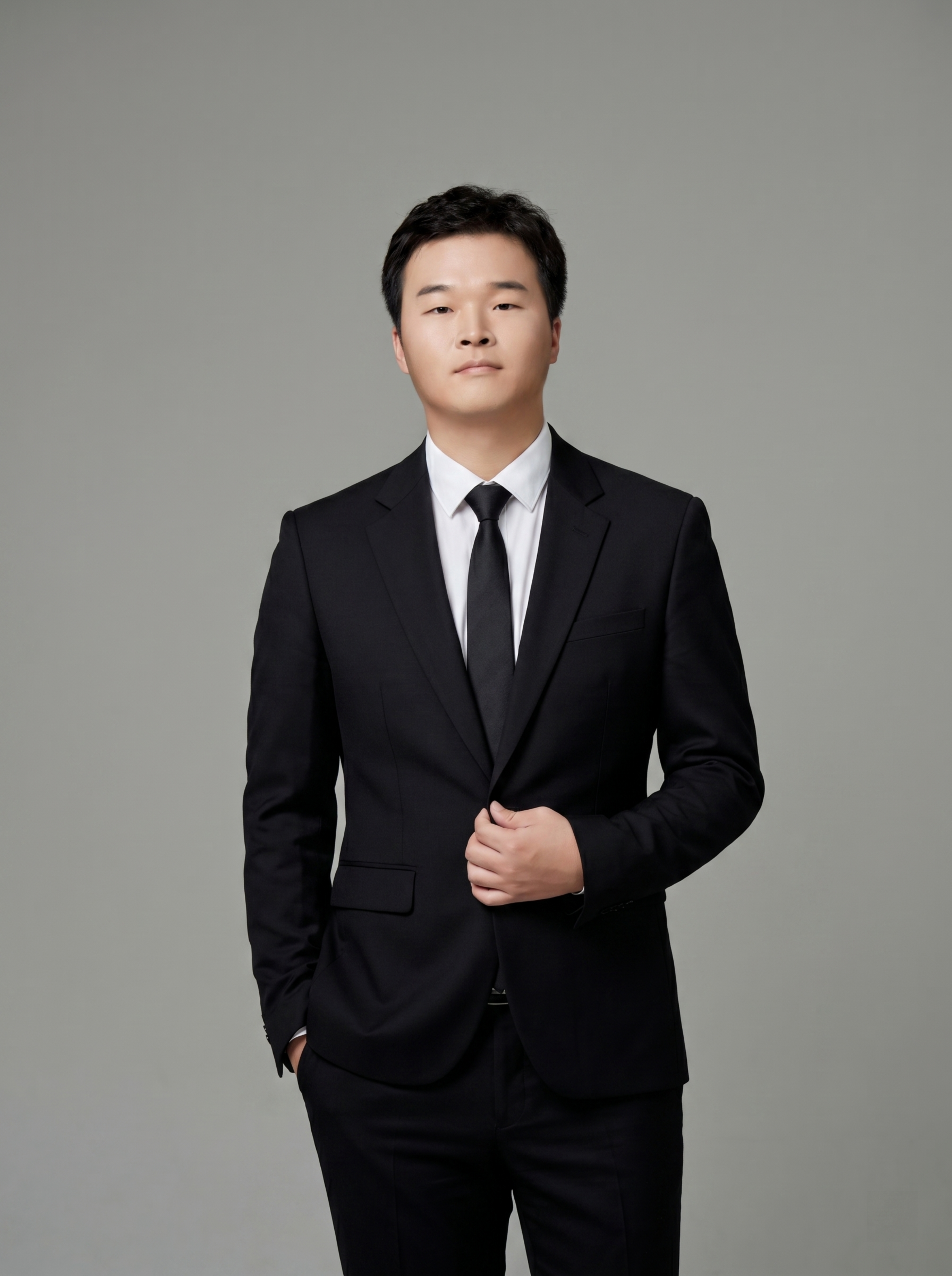 参考原图中的人物脸型、发型、年龄等特征，生成通用职场正装形象照… - 图片创意预览