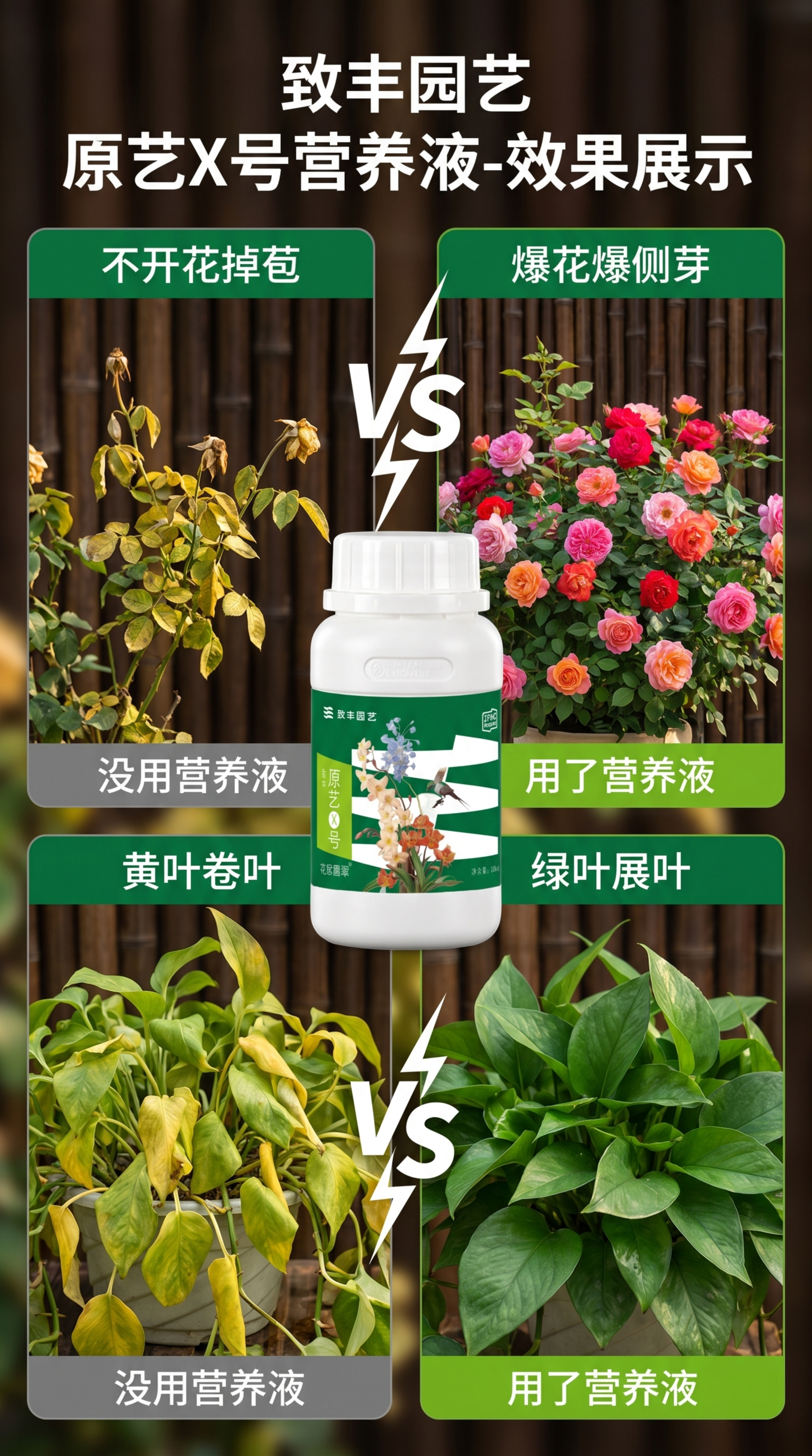 园艺营养液瓶子，严格参照上传产品图https://gdesig… - 图片创意预览