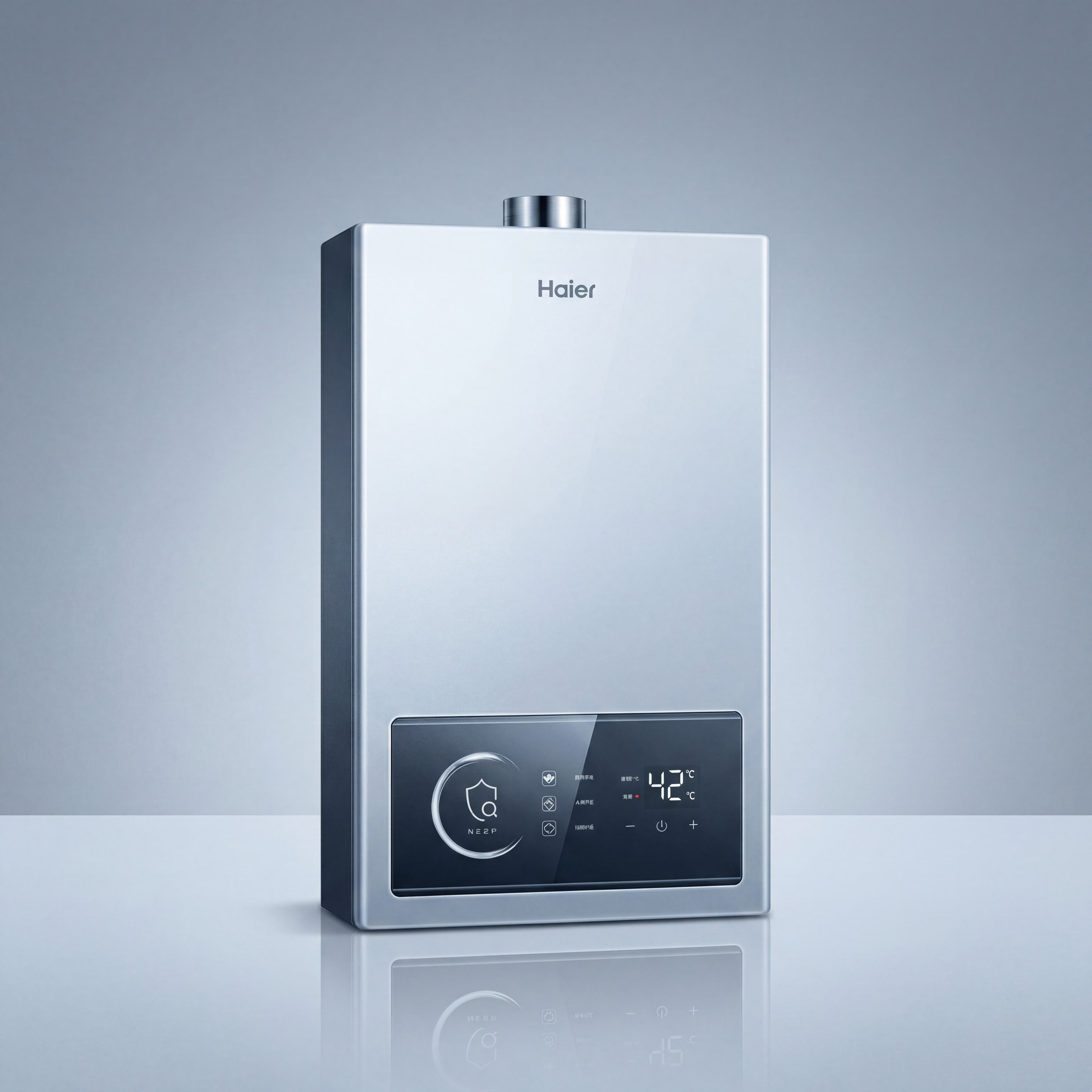 燃气热水器，严格参照上传产品图 https://gdesign… - 图片创意预览