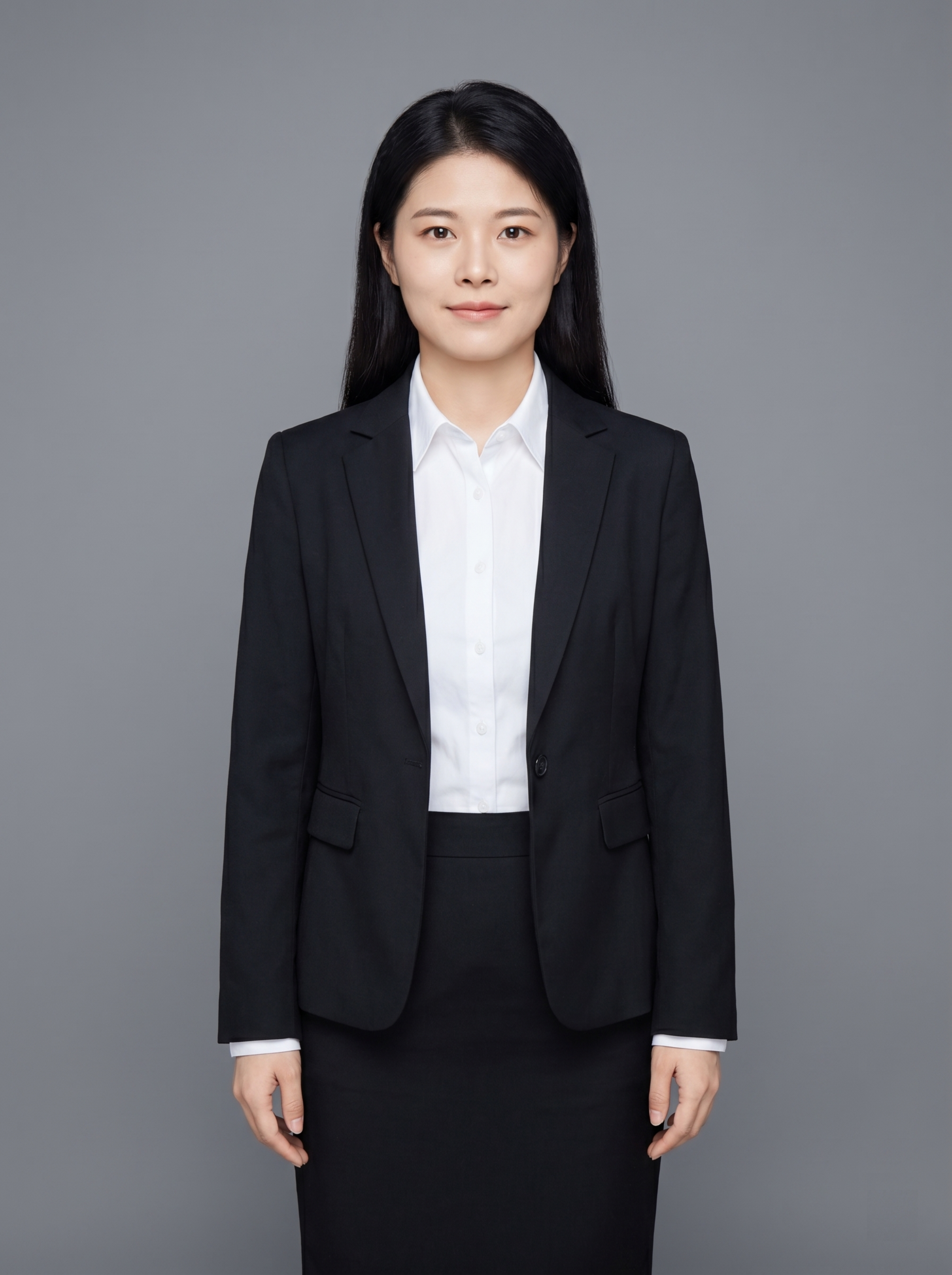 参考图中保留人物脸型、发型、年龄等特征生成教师公职人员职场形象… - 图片创意预览