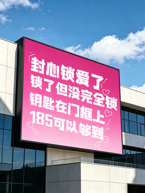 情感生活记录创意文案分享大屏大字实景风小红书封面预览效果