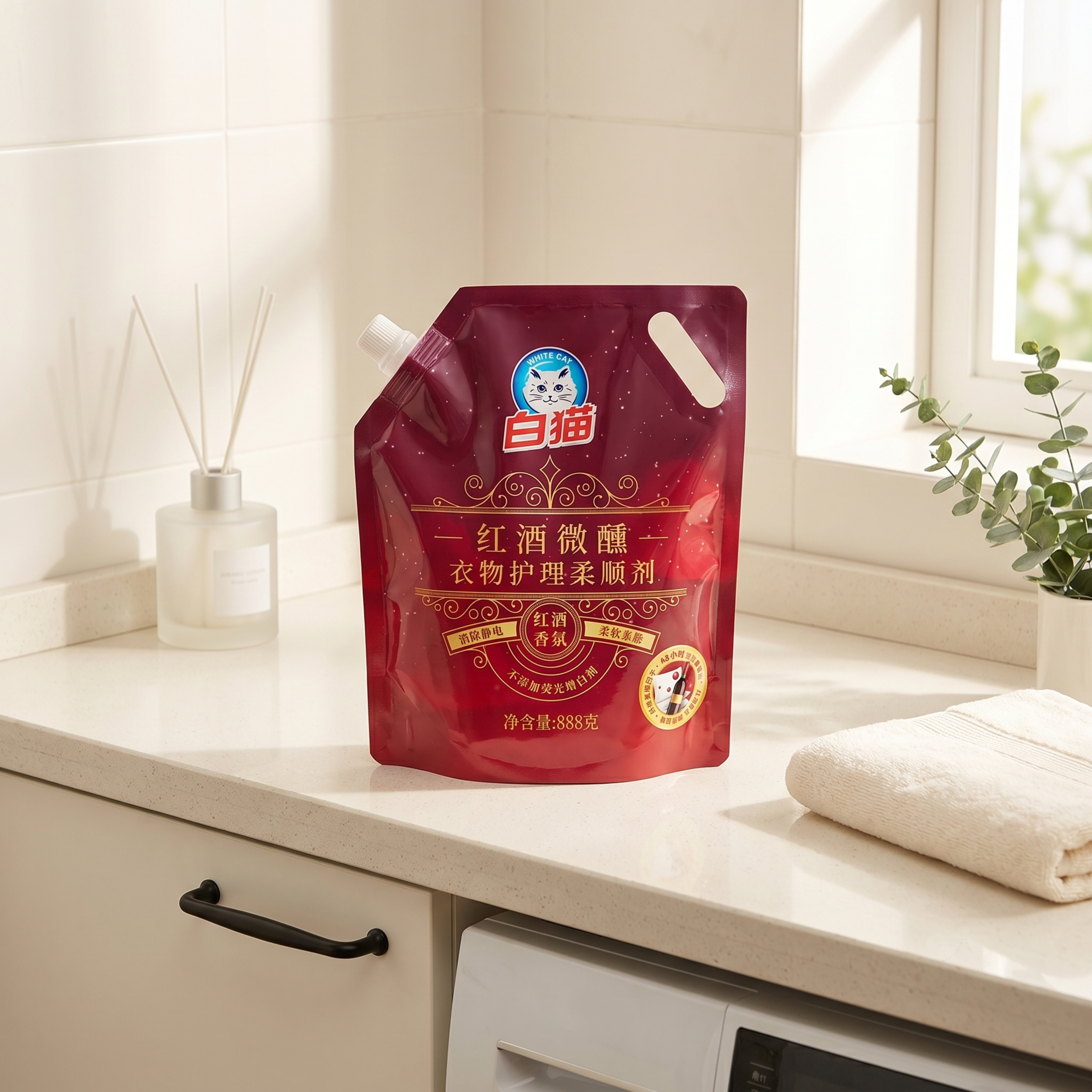 使用商品场景图技能生成2张比例1:1的场景图，商品为「图片1」… - 图片创意预览