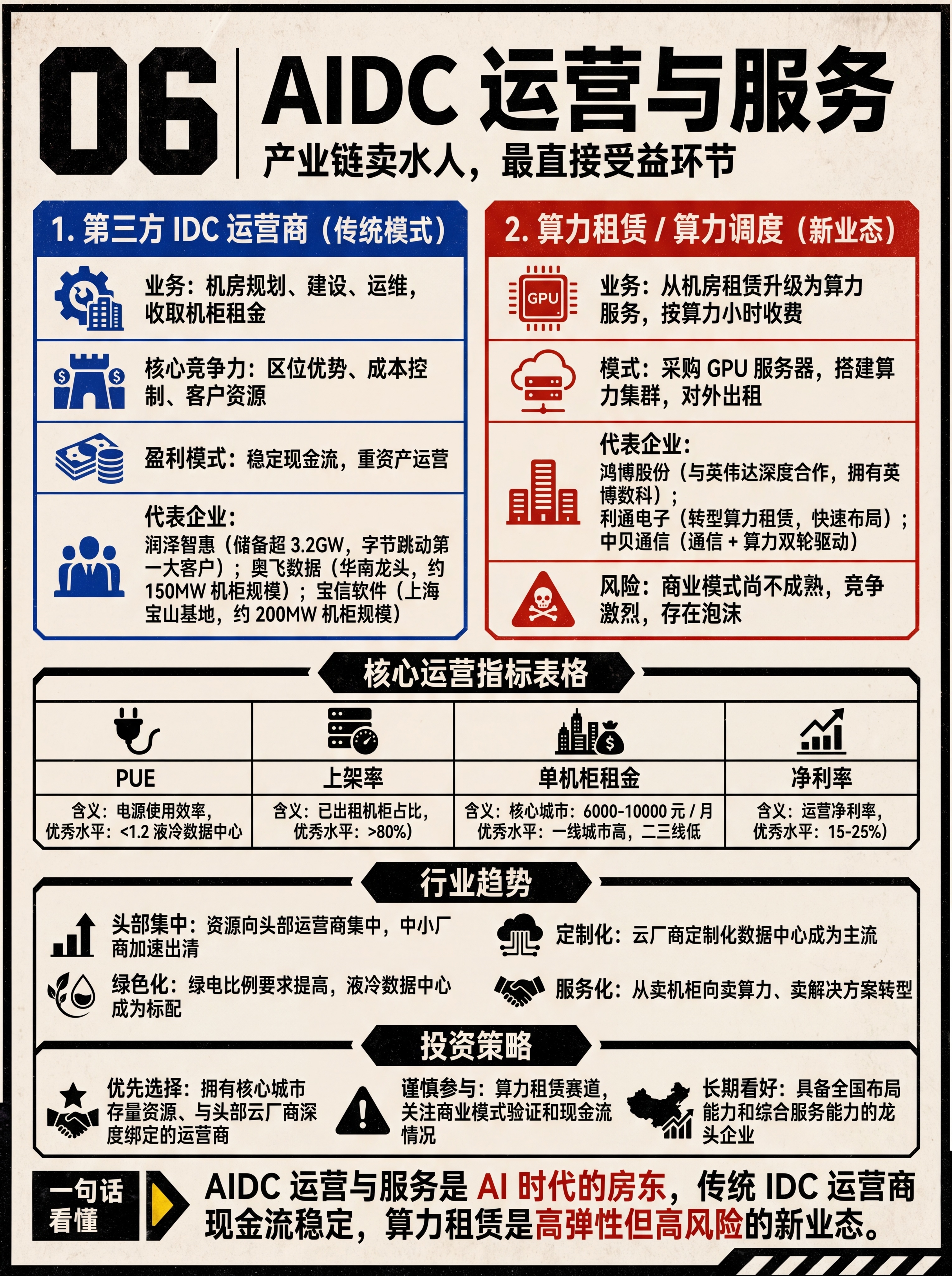 生成一张AIDC运营与服务知识科普图，风格和参考图一致，复古做… - 图片创意预览