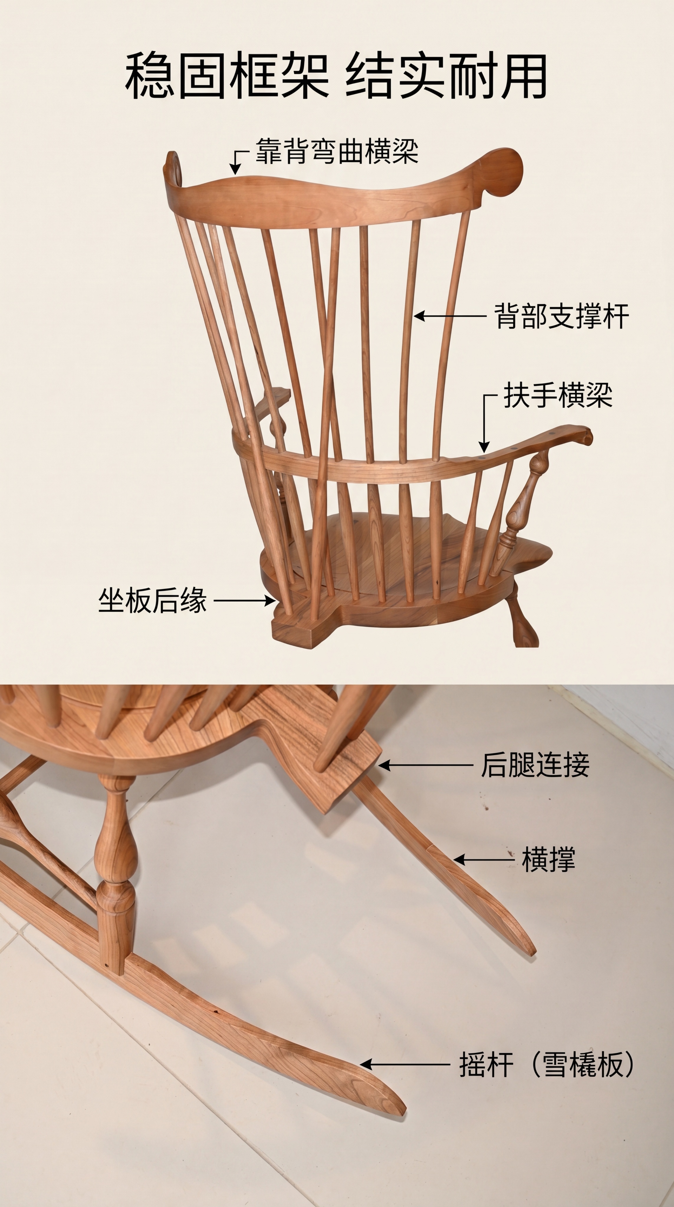 [第4屏] 框架结构页，展示稳固实木框架。本屏使用【图7】展示… - 图片创意预览