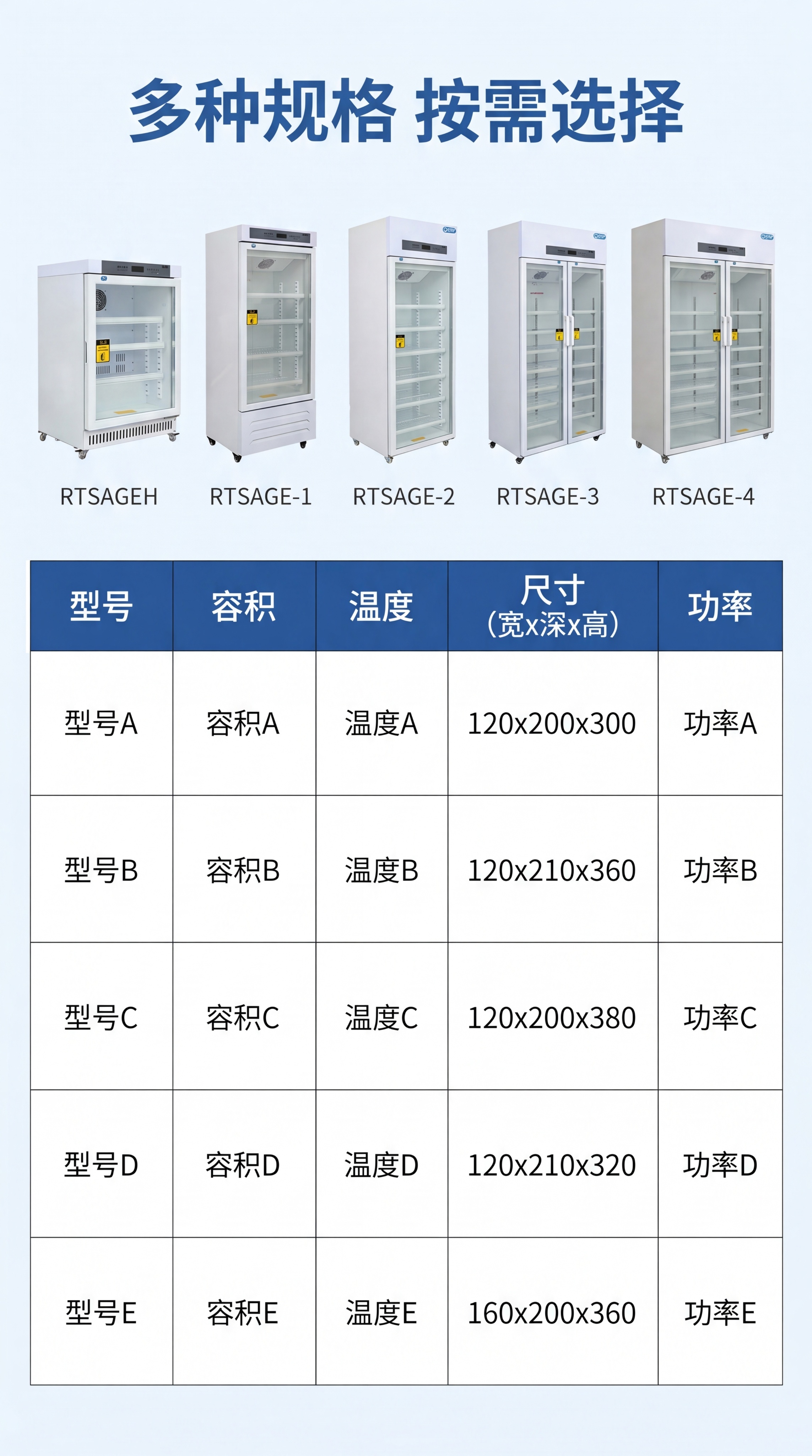 [第6屏] 产品规格矩阵-展示多型号多容量选择，满足不同需求。… - 图片创意预览