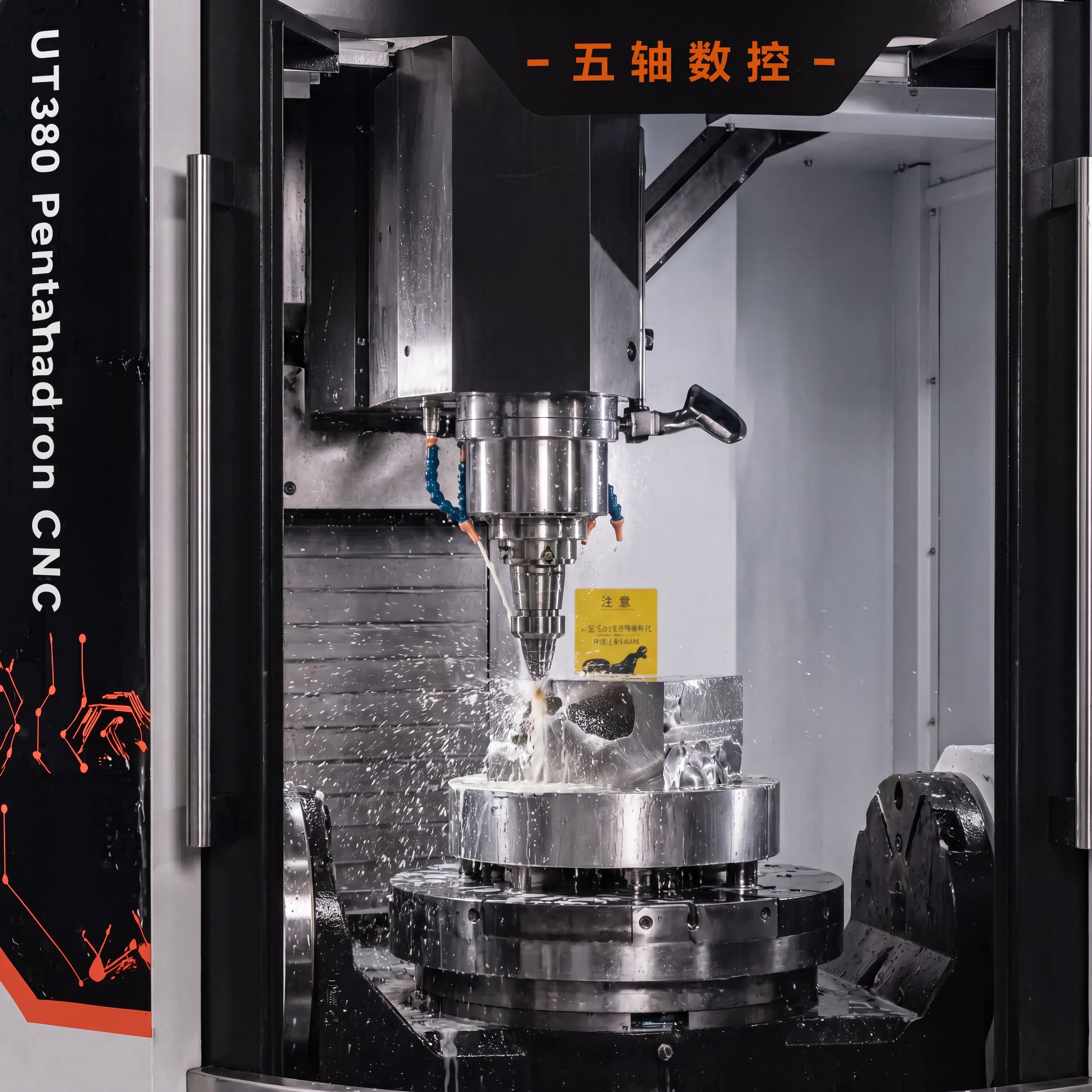 [主图-1] UT380五轴数控CNC加工机床首图，保持原图格… - 图片创意预览