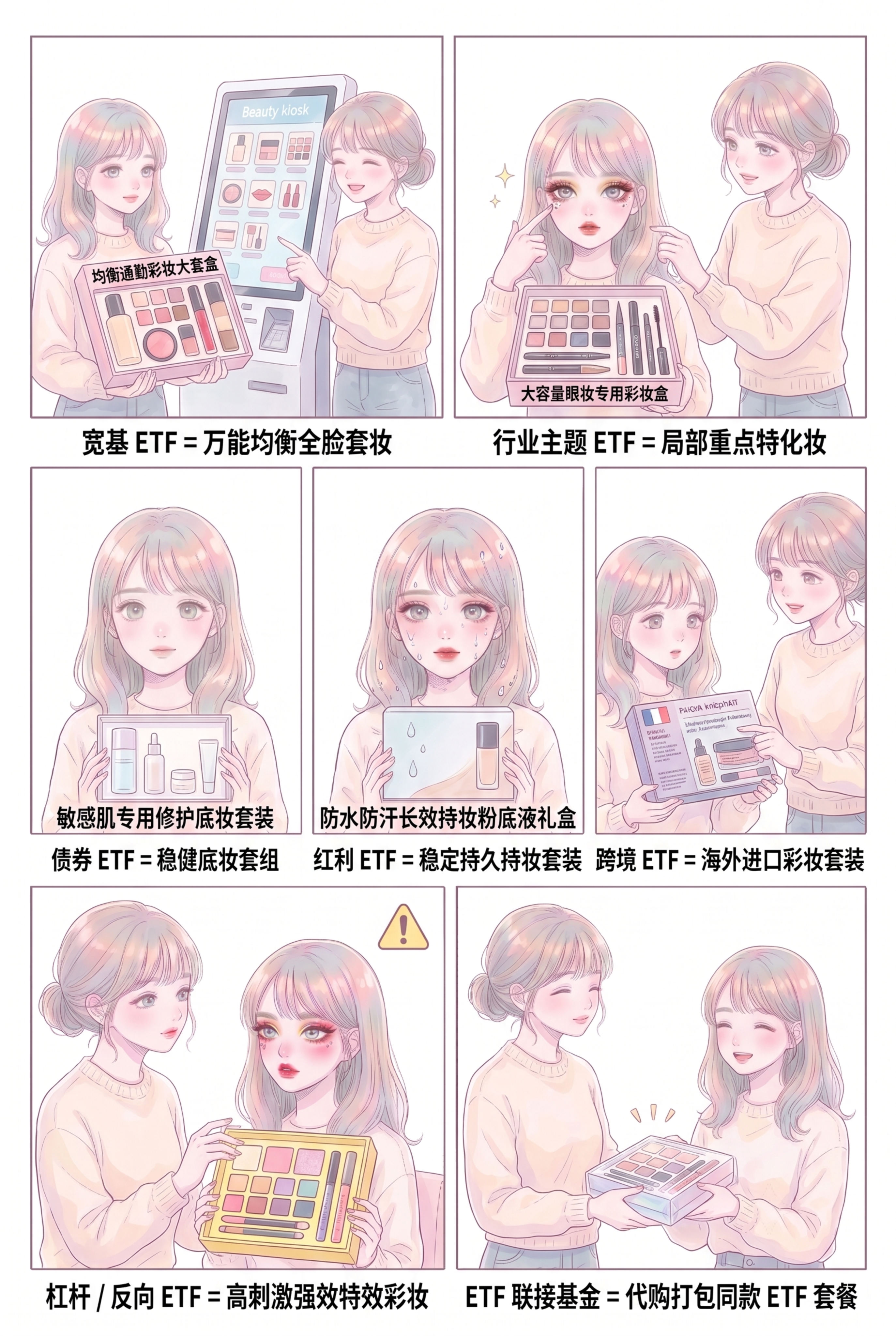 日系少女漫画风格，细腻勾线，淡彩水彩平涂上色，柔和马卡龙色调，… - 图片创意预览