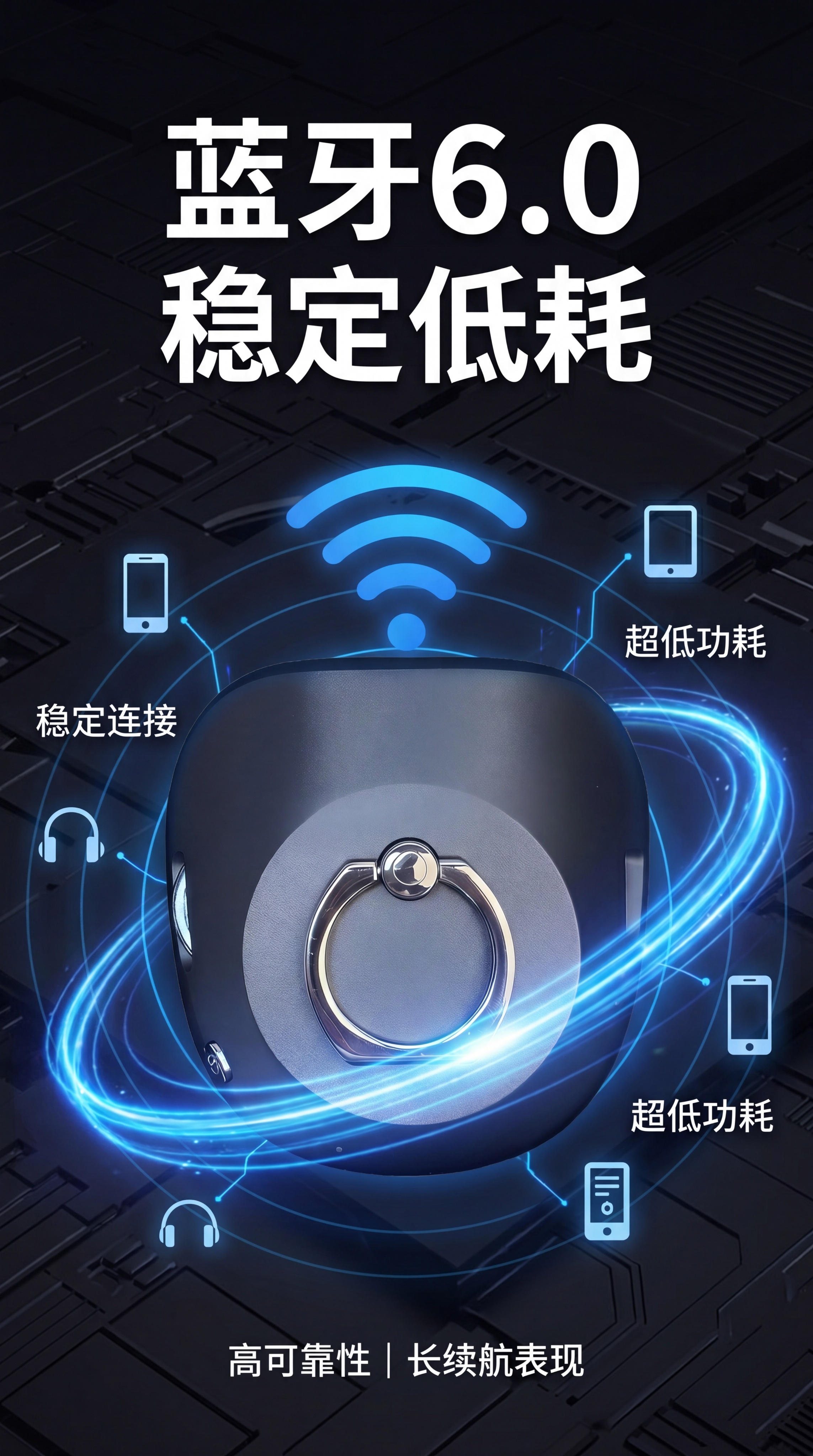 重新生成第10屏蓝牙6.0优势页，使用用户提供的AI智能翻译音… - 图片创意预览