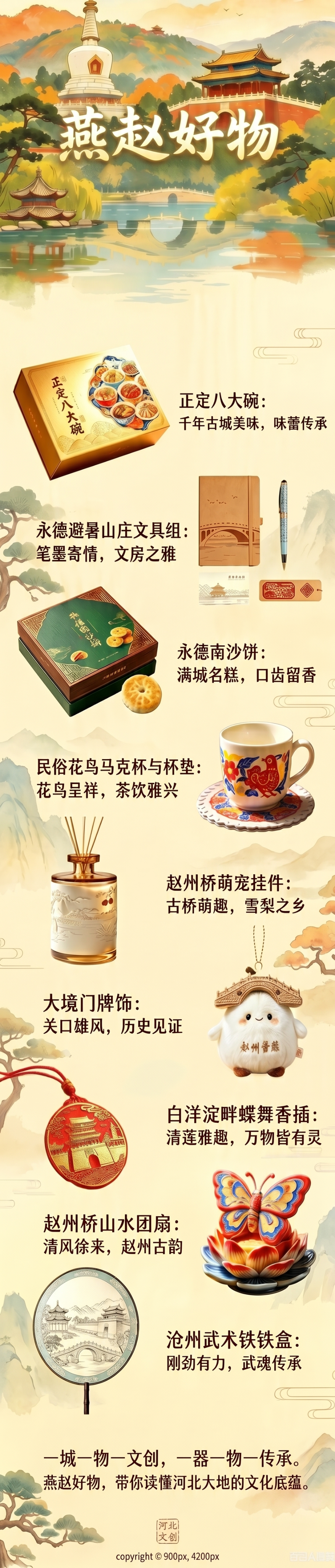 将当前长图的背景色调整为第二张图参考的暖米浅黄水彩背景，恢复所… - 图片创意预览