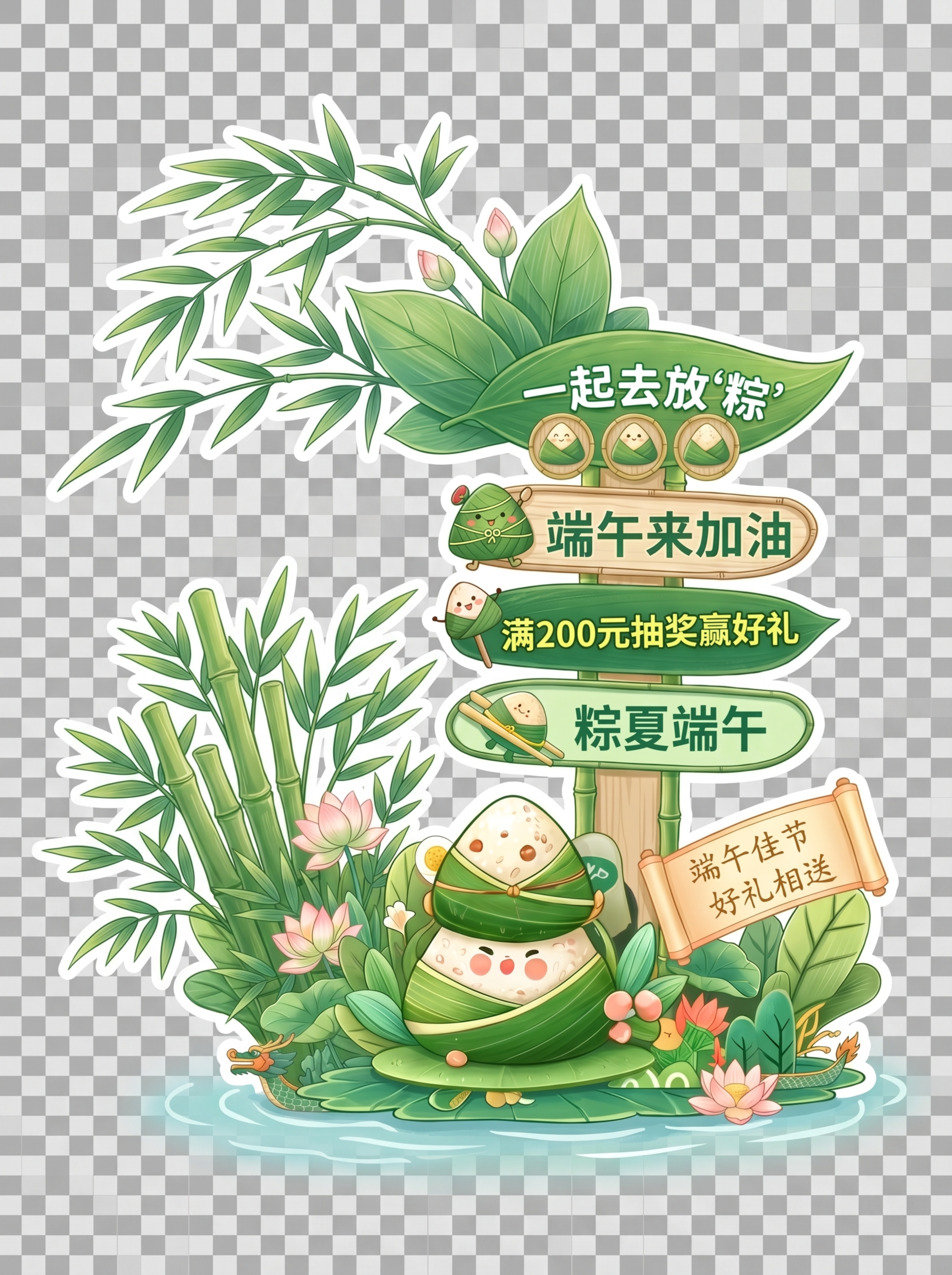 将图片背景去除，生成透明PNG格式；同时将左侧下方的柳枝加宽加… - 图片创意预览