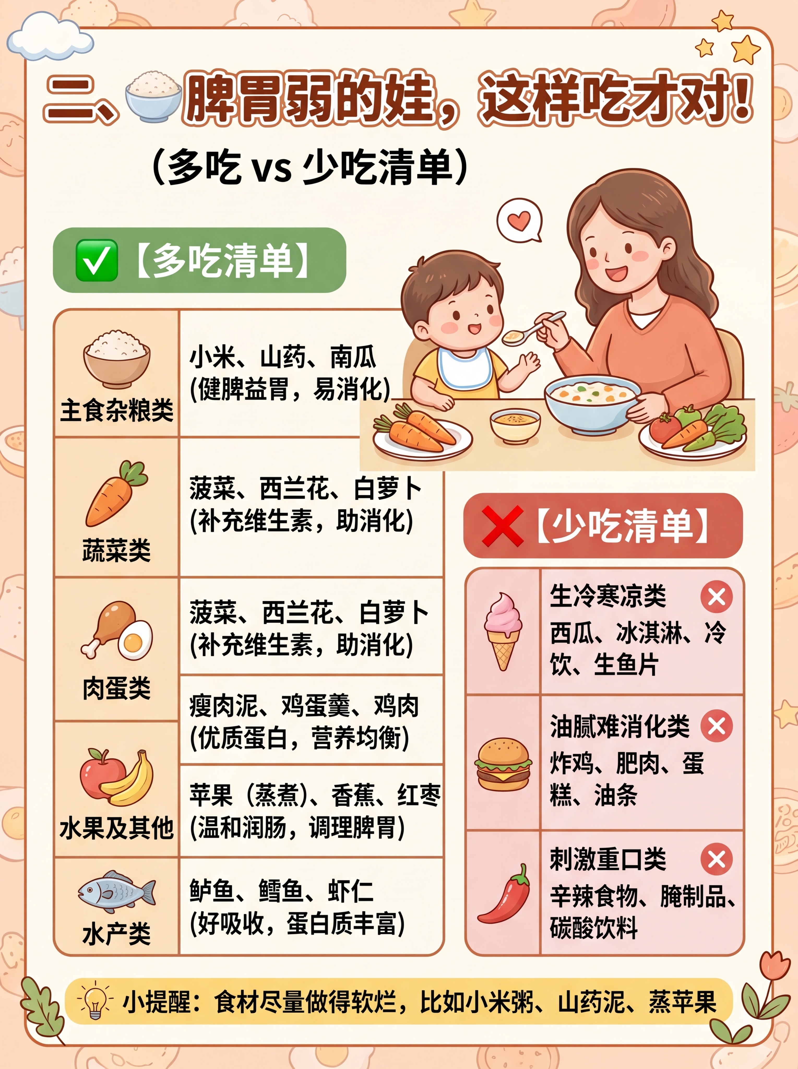 小红书3:4育儿笔记配图，延续第一张风格：温馨明亮亲子风、暖色… - 图片创意预览