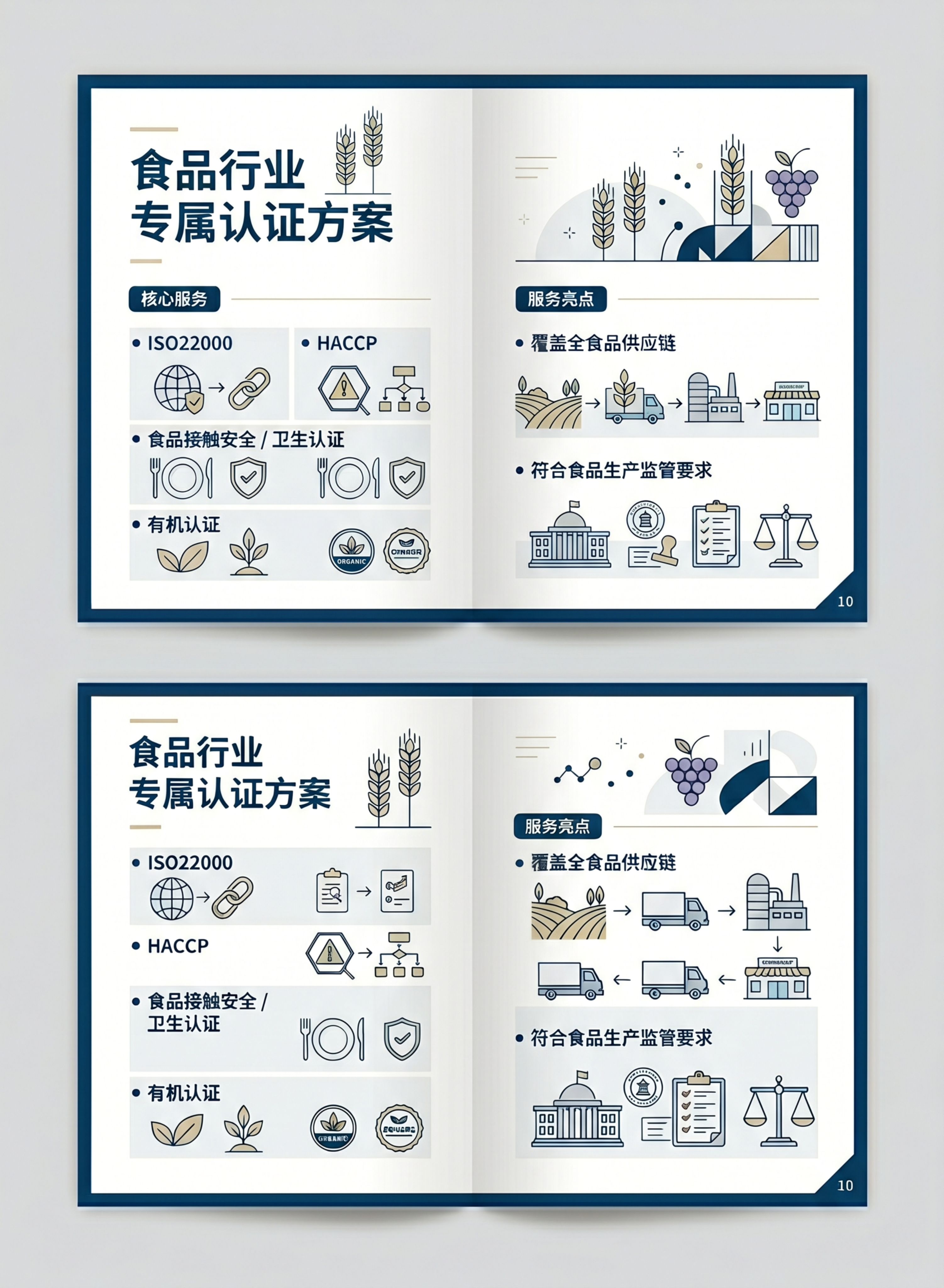 企业画册P10，尺寸为大度16开竖版 210×285mm，风格… - 图片创意预览