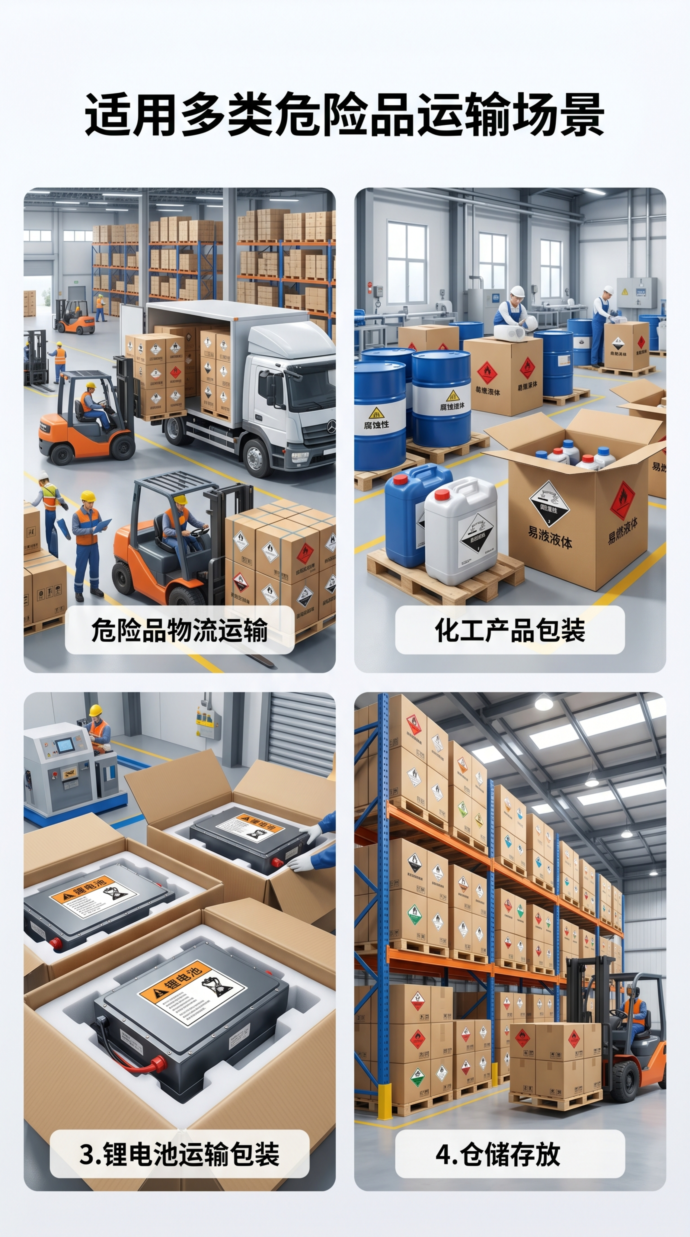 [第4屏] 适用场景展示-UN危包纸箱适配运输场景拼图。 [氛… - 图片创意预览
