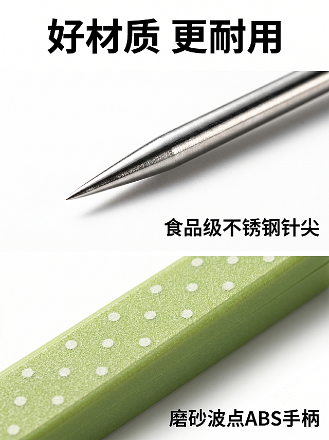 「图片1」，生成一套详情页，商品名称为波点豆铲豆针「图片1」「图片1」「图片1」「图片1」，适配淘宝/天猫平台，单图比例为3:4，需求屏数为8张。