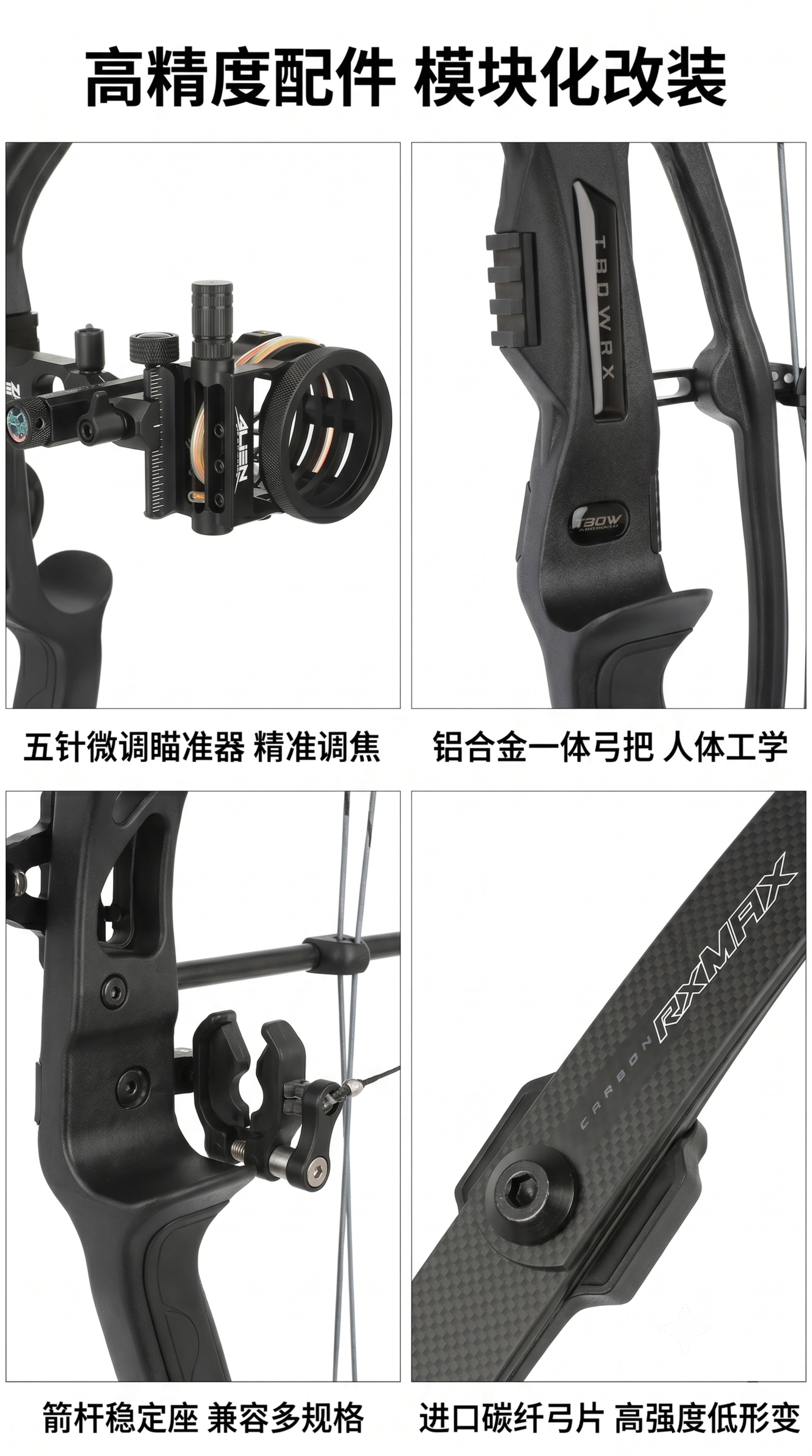 [第4屏] 细节部件四宫格展示。 [风格] 微距细节展示，专业… - 图片创意预览
