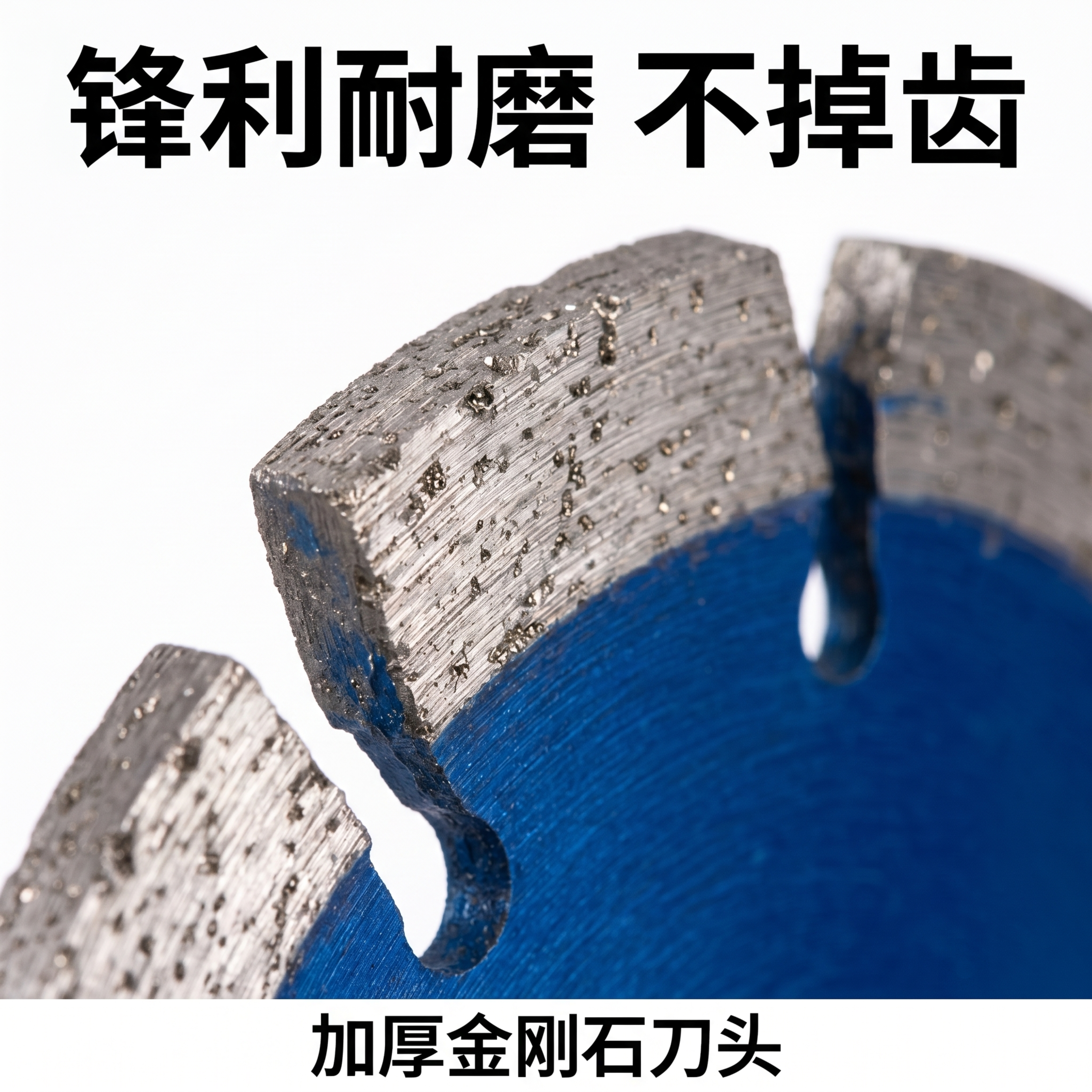 [主图3]刀头微距特写：锋利耐磨 不掉齿 [氛围风格]专业工业… - 图片创意预览