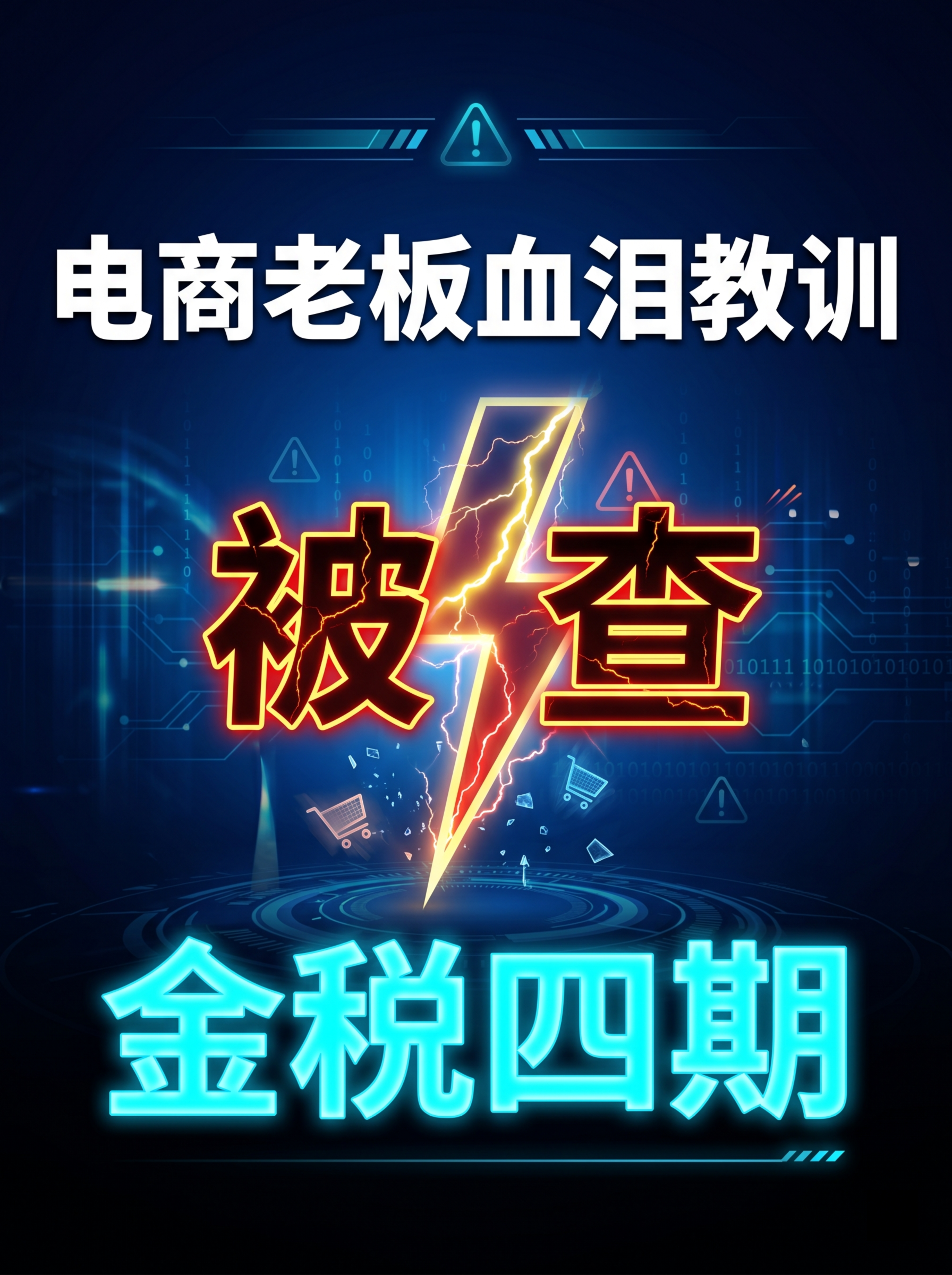 小红书竖版封面，比例3:4，深蓝到黑色渐变背景，中央设计一个"… - 图片创意预览