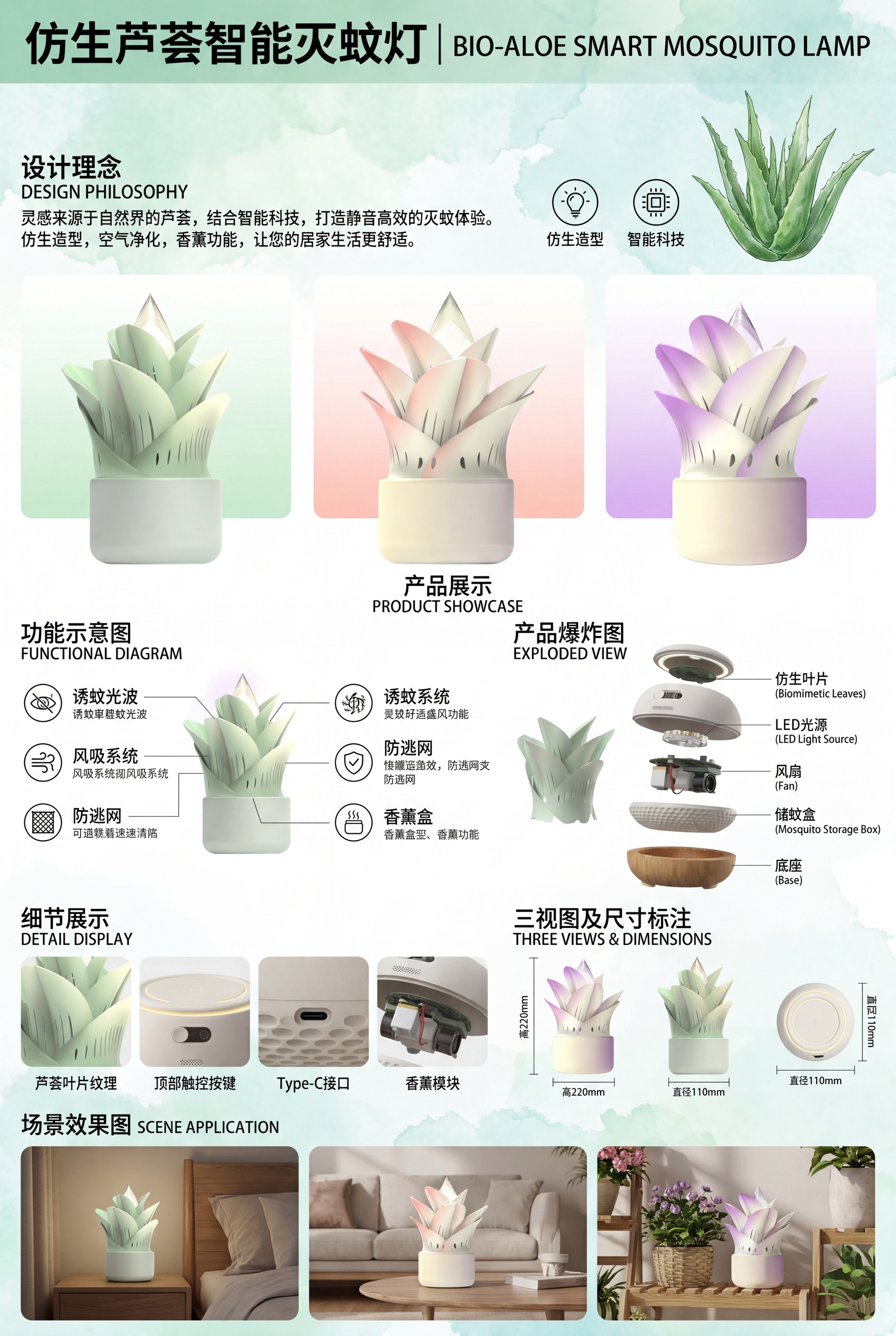 生成一张A3竖向的产品展示展板，参考第四张图片的排版风格，内容… - 图片创意预览