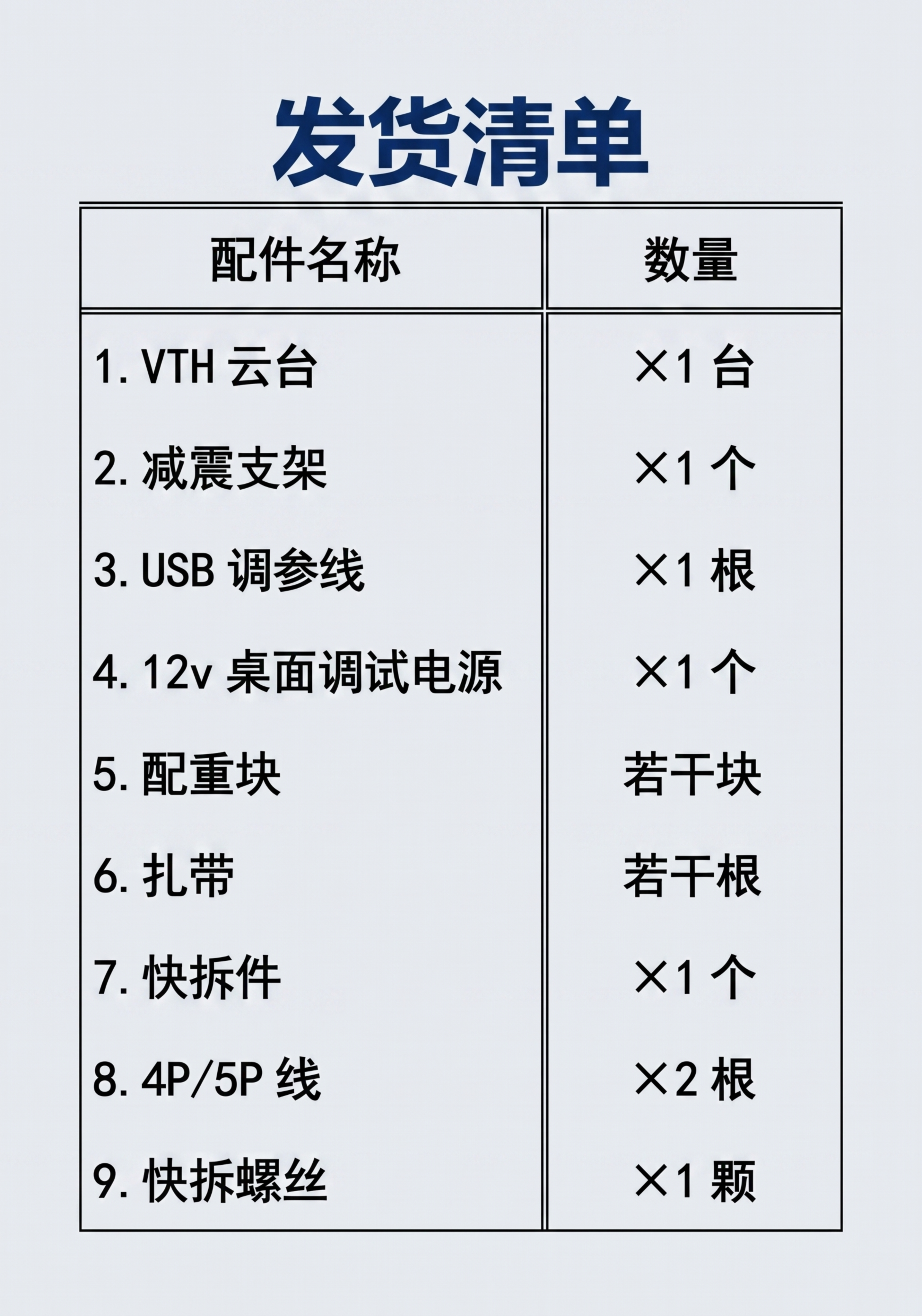简约商务风发货清单，整页满版排版无大量留白，浅灰白色干净背景，… - 图片创意预览