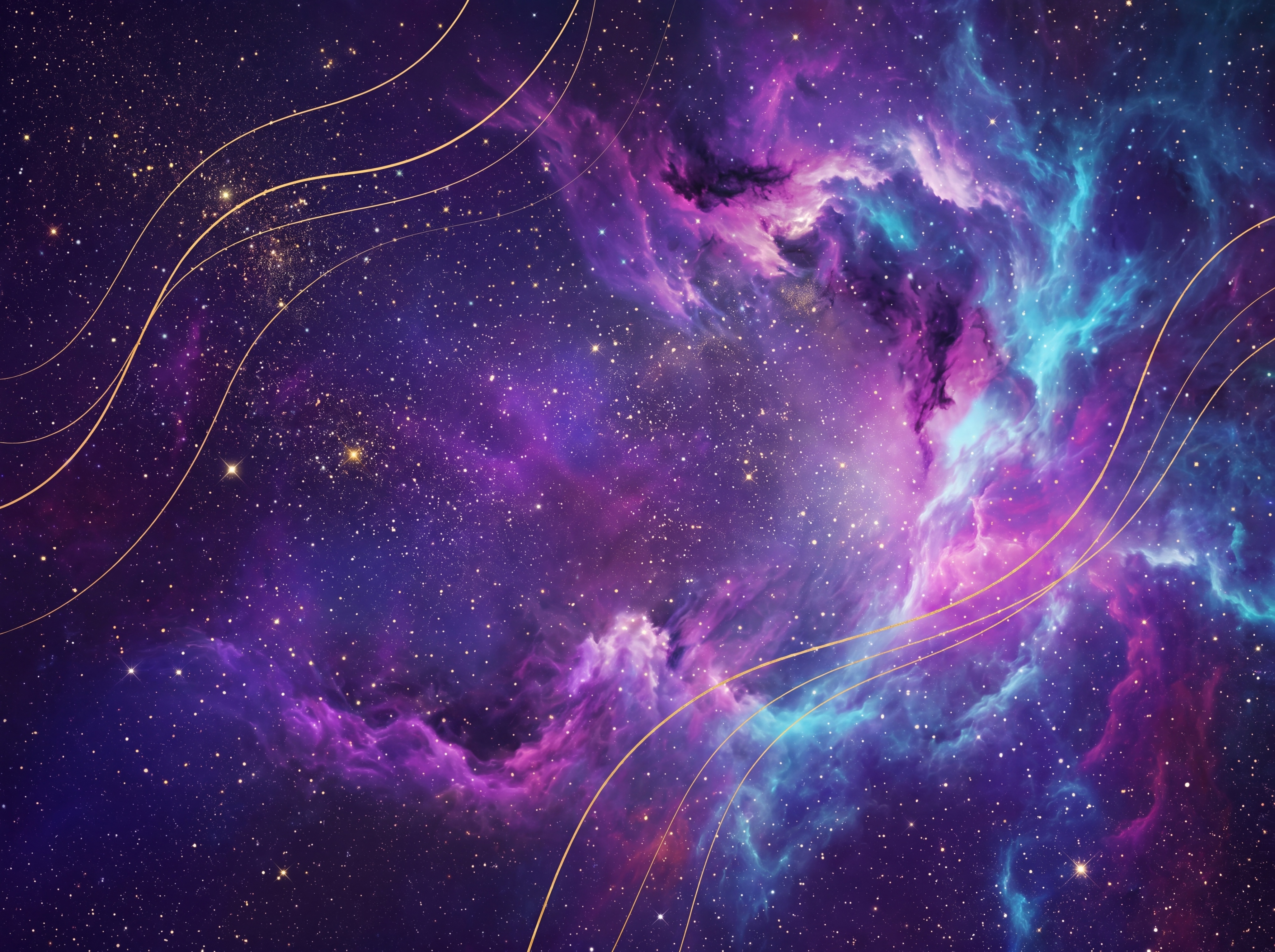 高清星云背景图，风格与参考图一致，包含紫蓝色渐变星云和星空闪亮… - 图片创意预览