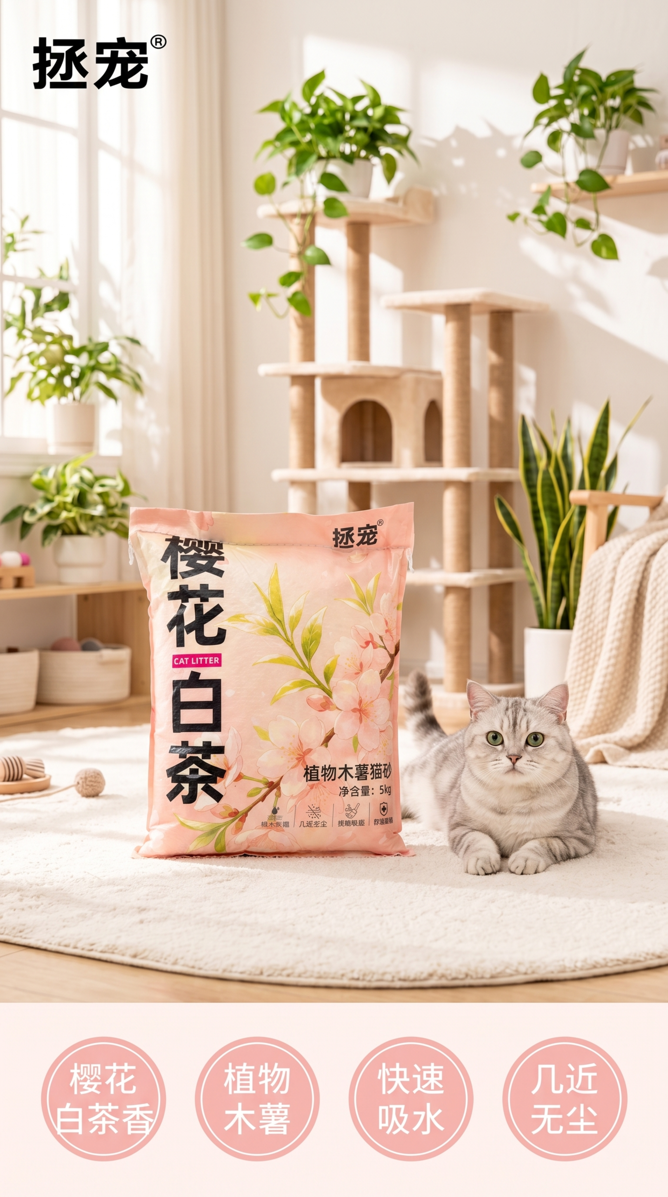 [第5屏] 品牌与产品全景场景展示，突出产品好闻气味。本屏使用… - 图片创意预览