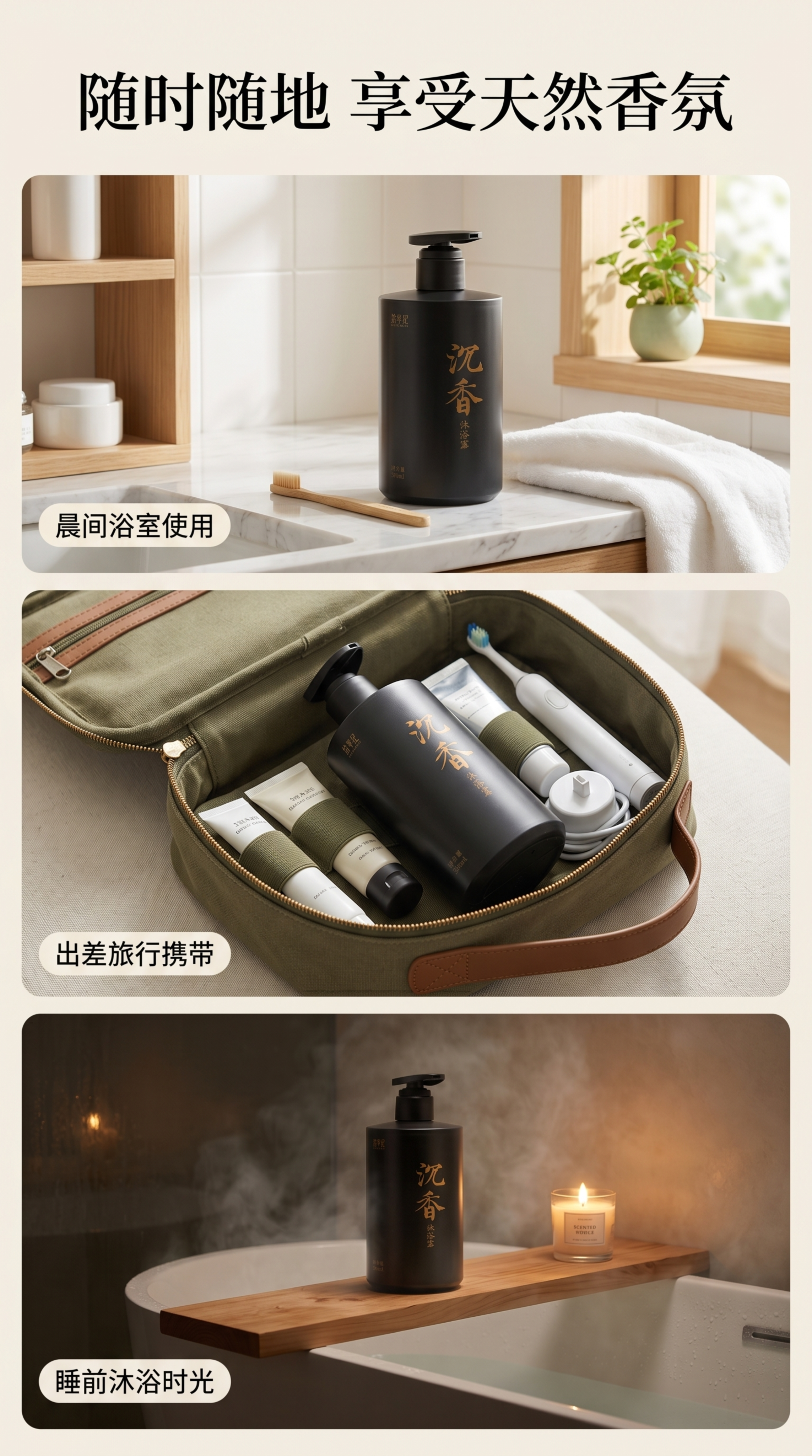 [第6屏] 多场景种草-日常使用场景拼图展示。本屏使用【图1】… - 图片创意预览