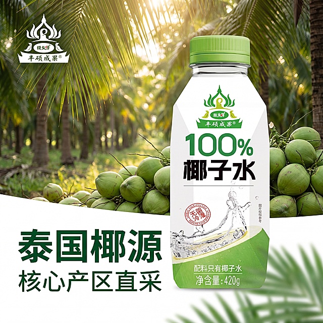 「图片1」，生成电商主图（6张），商品名称是椰子水，卖点是参考同行的，坐垫可拆洗，背景适合产品，适配抖音平台，主图比例为1:1