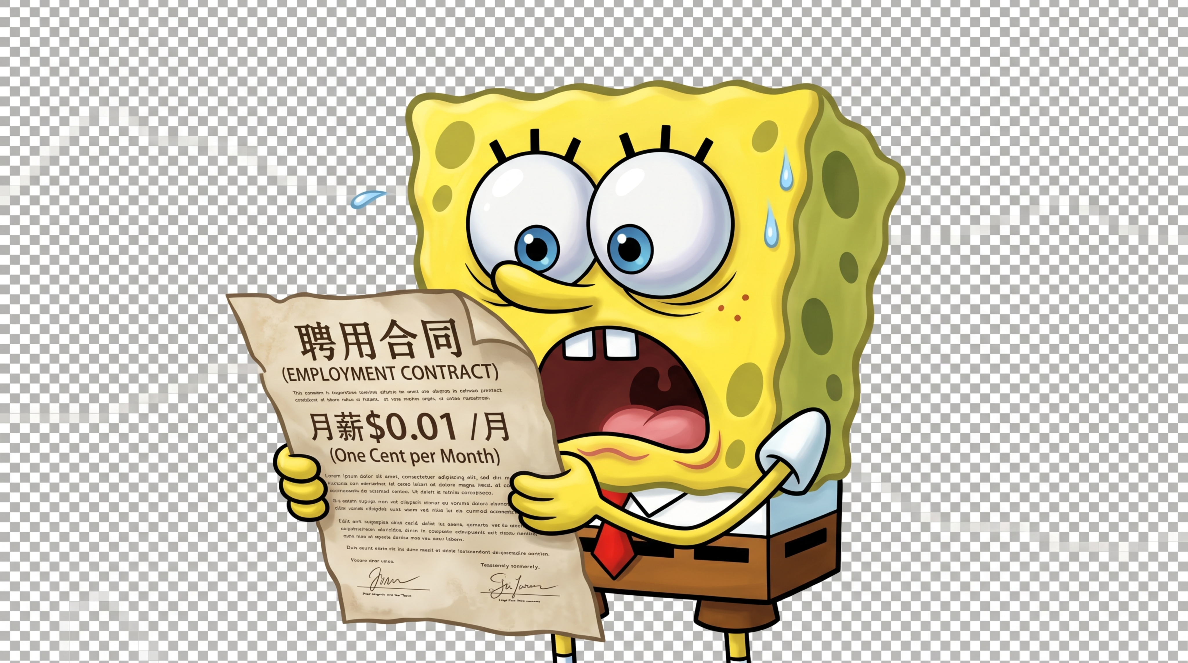 横屏16:9，4K 超清，海绵宝宝官方 2D 赛璐璐画风，柔和… - 图片创意预览
