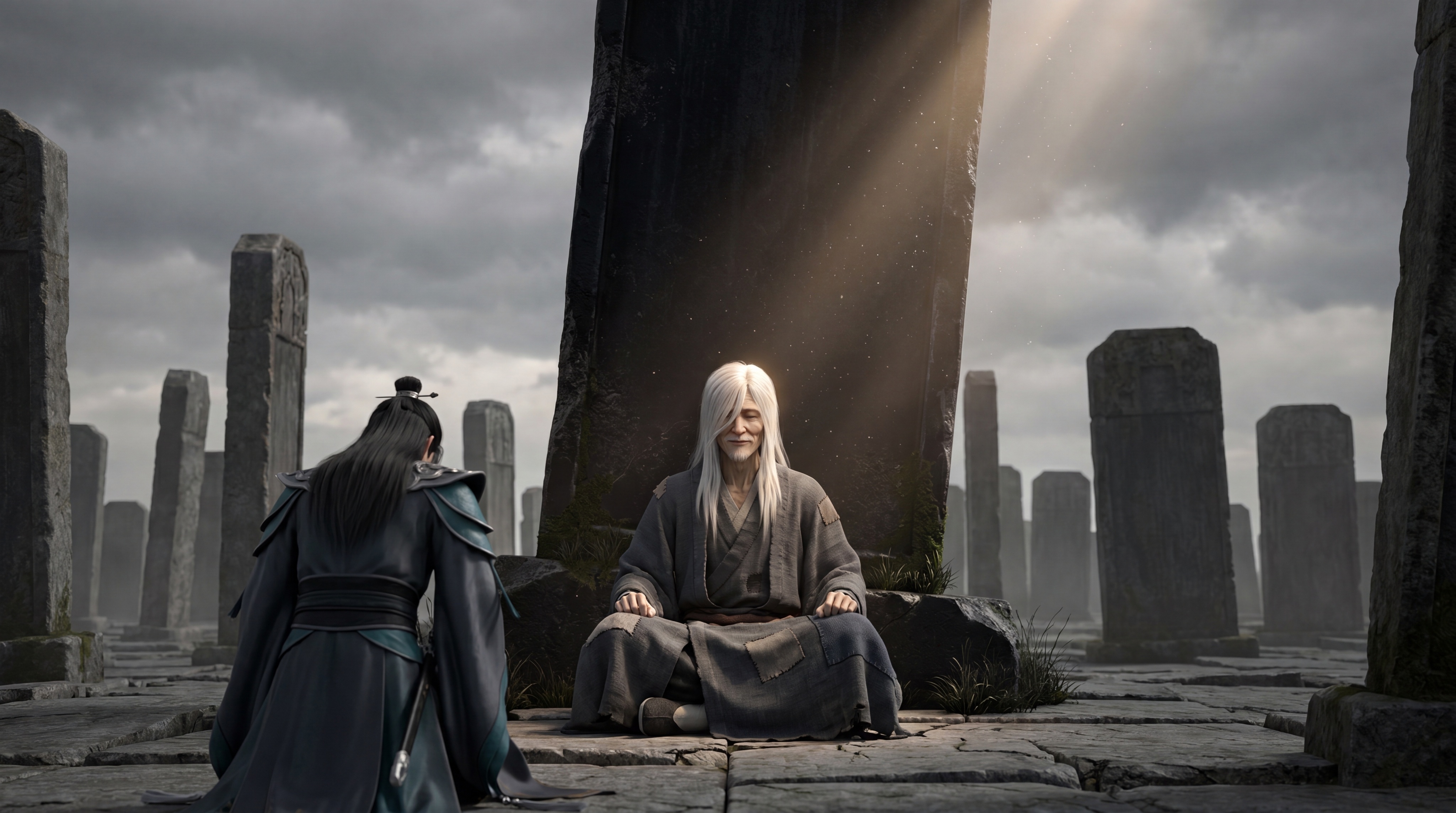 生成剑冢师父场景 - 图片创意预览