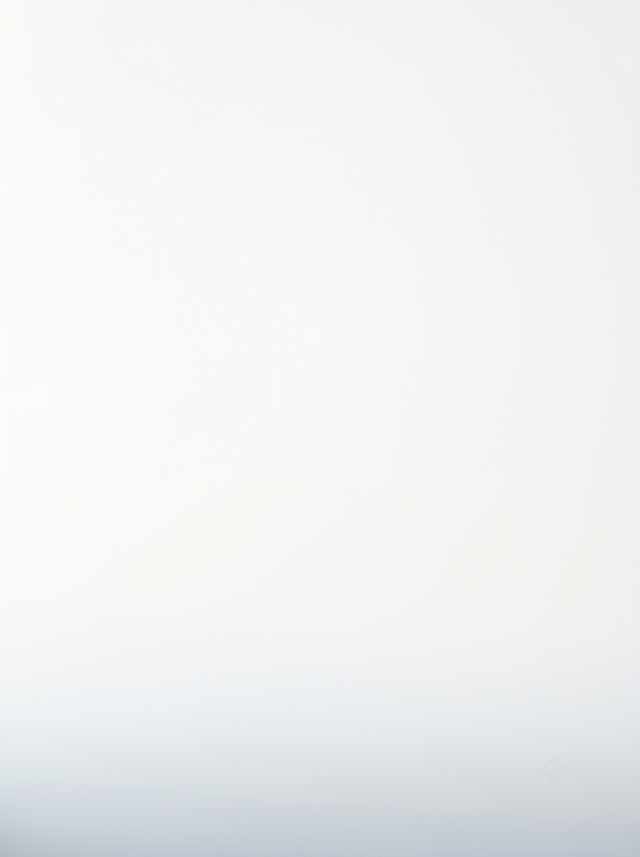 Pure white background with a very subtle soft gray-blue gradient only at the very bottom edge, clean matte finish, minimal industrial atmosphere, no patterns, no textures, no text, no objects, maximum white copy space for product specifications and data tables, editorial catalog style, 8k resolution
