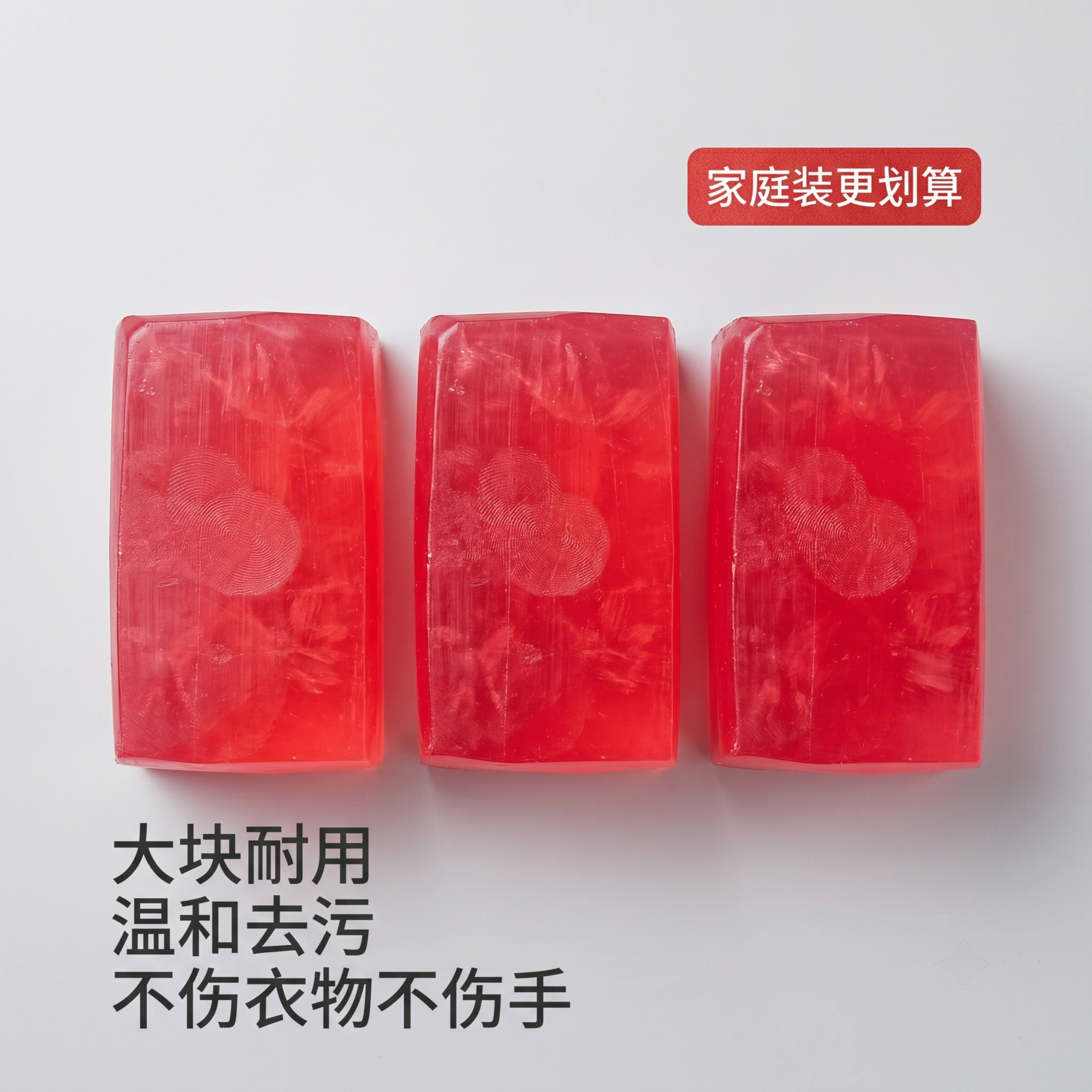 [主图-5] 传统大块椰油洗衣皂规格套餐展示图。 [氛围风格]… - 图片创意预览