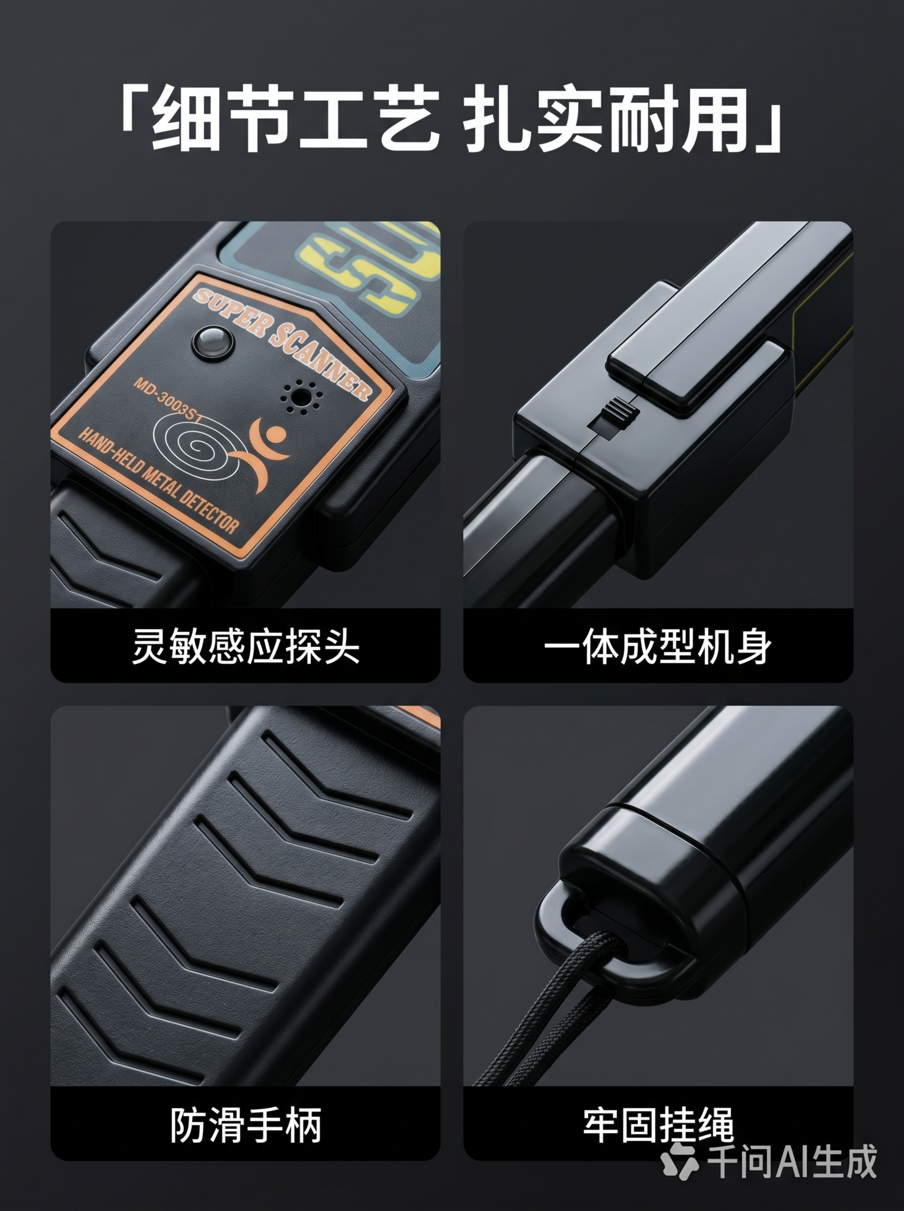 [第8屏] 细节工艺展示，展示机身关键部位做工。[氛围/风格]… - 图片创意预览