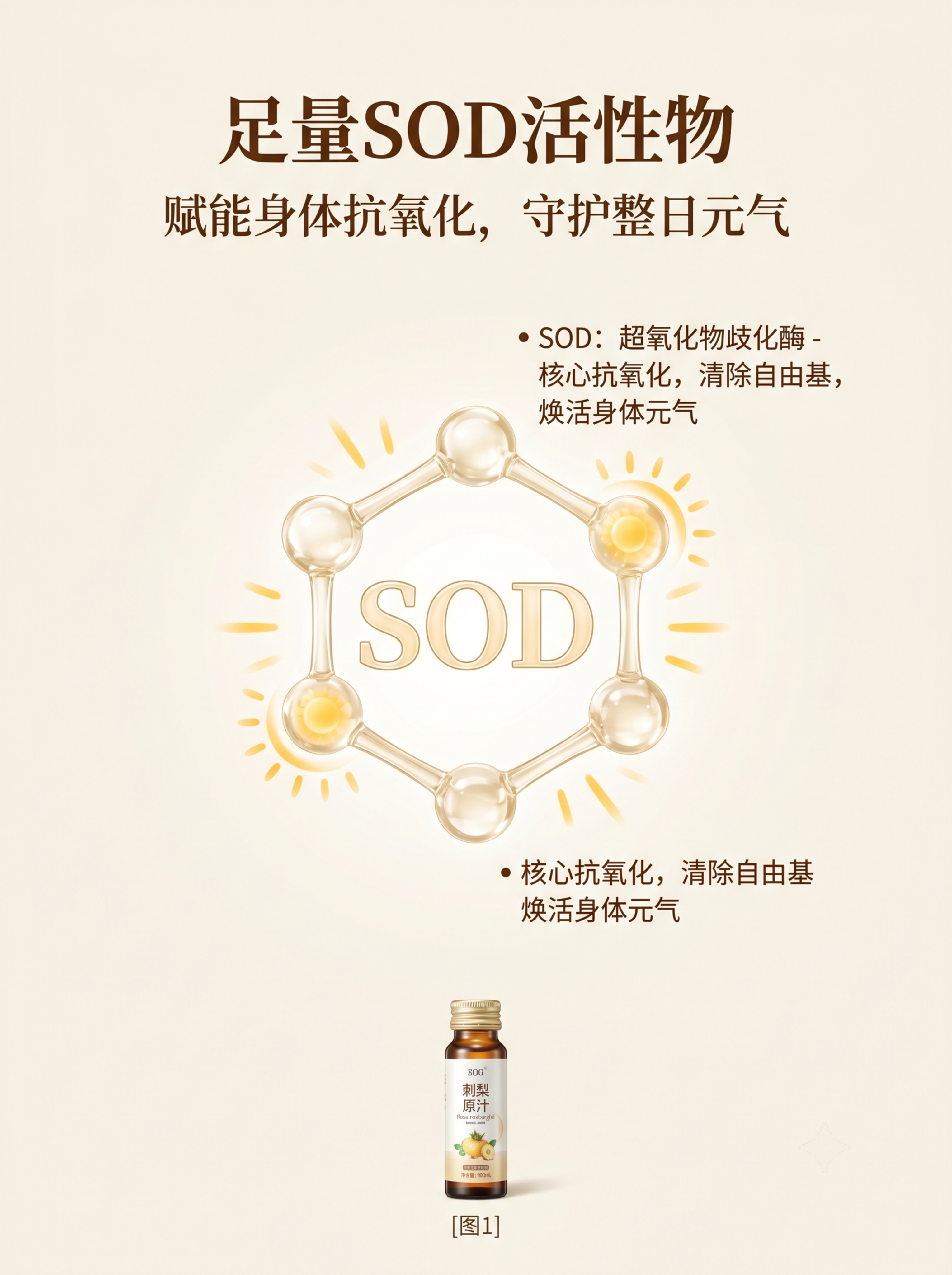 [第4屏] 刺梨原汁SOD活性物卖点详情页，抗氧化营养优势展示… - 图片创意预览