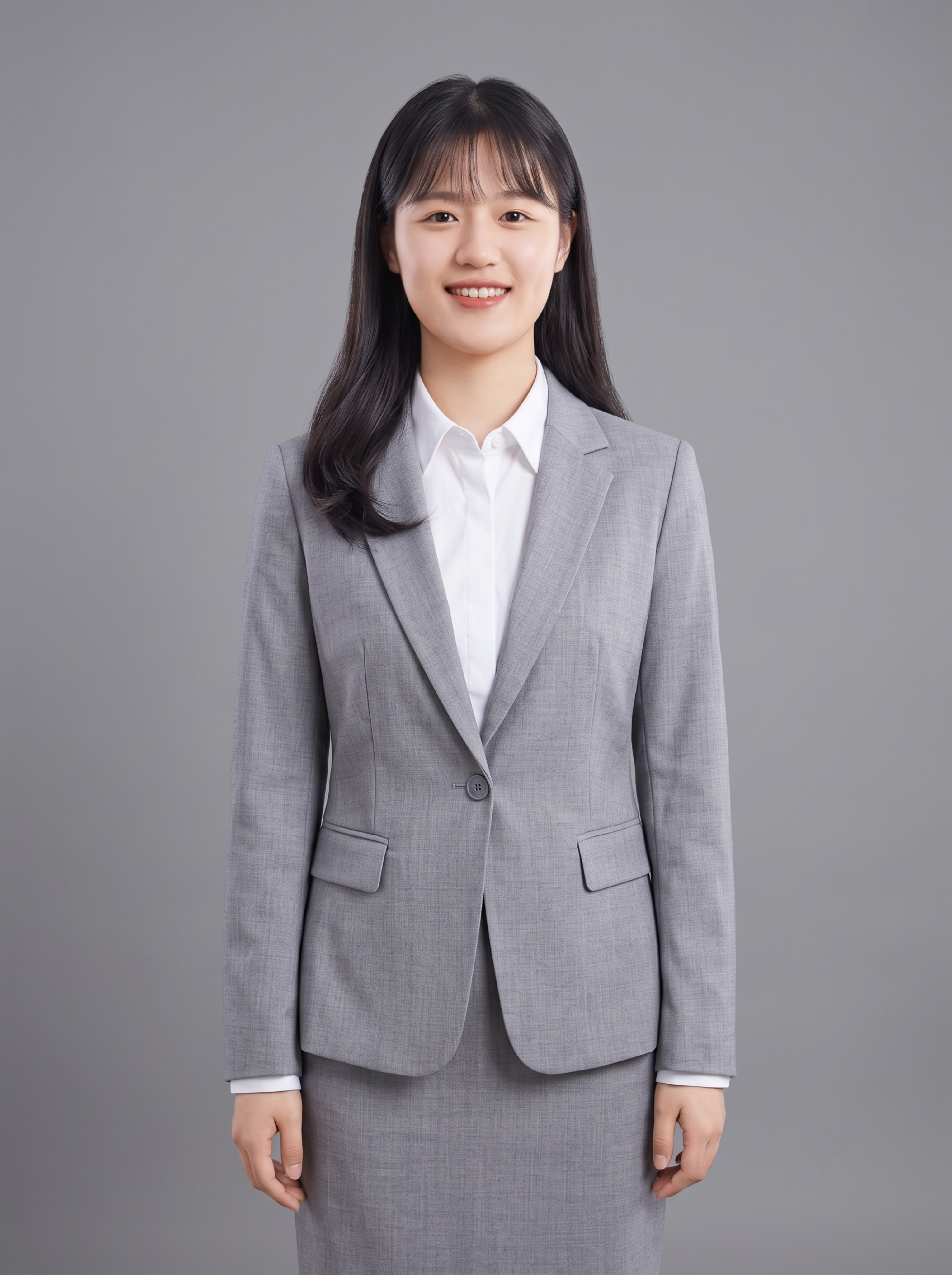 参考图中保留人物脸型、发型、年龄等特征生成职场形象照，标准焦段… - 图片创意预览