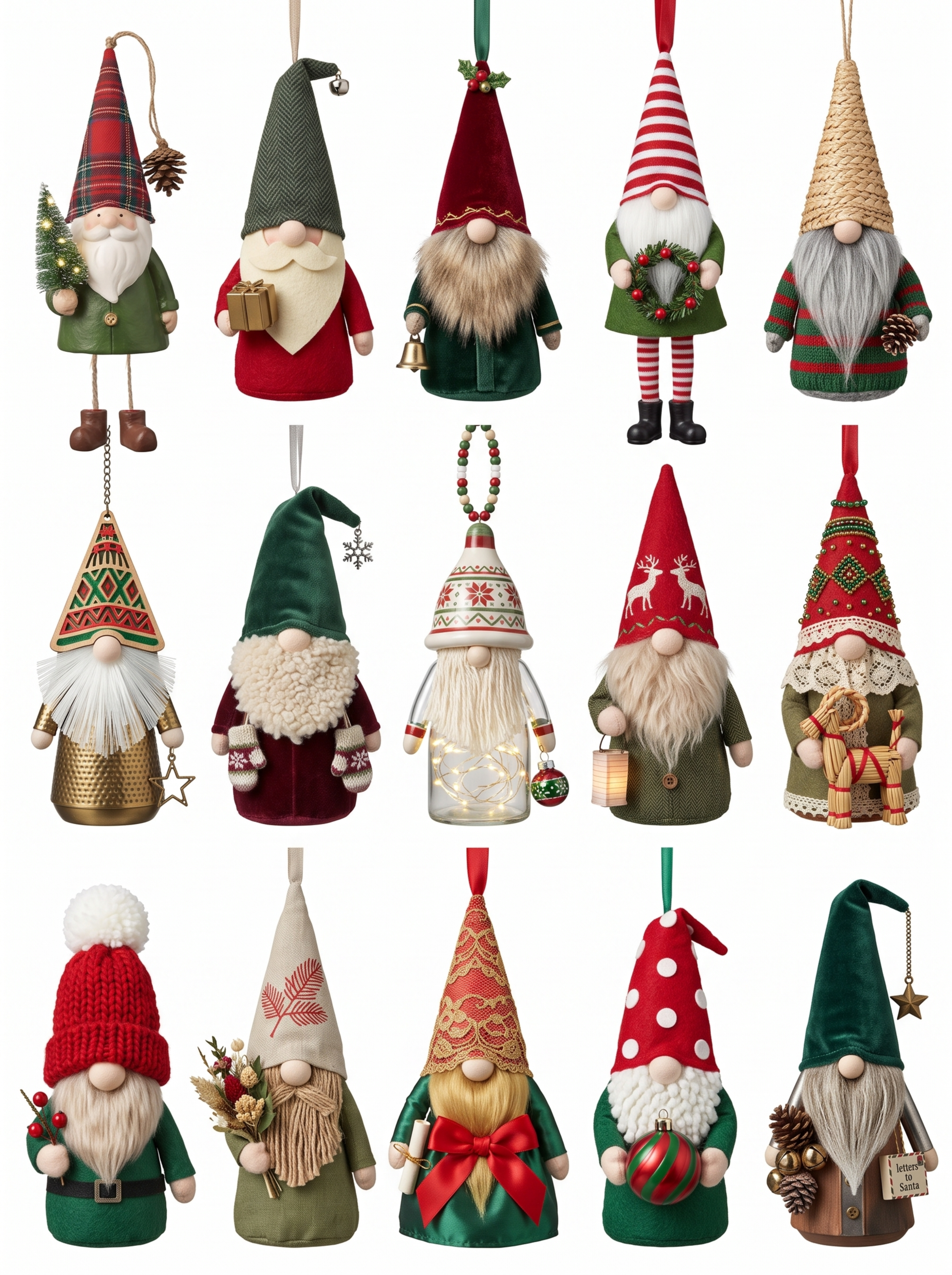 设计圣诞地精挂件 - 图片创意预览
