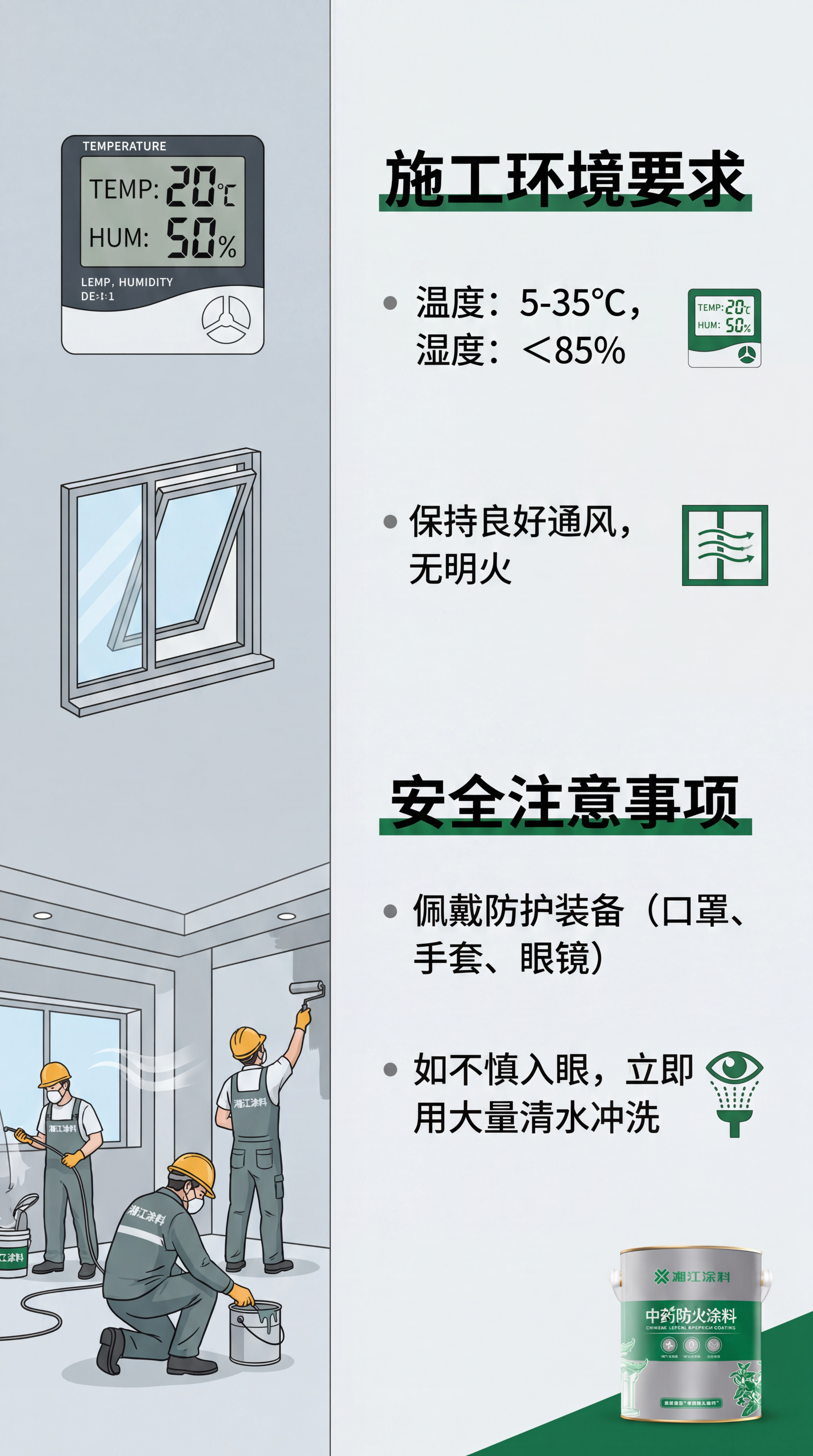「图片1」生成一套详情页，商品名称为中药防火涂料，适配淘宝/天… - 图片创意预览