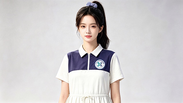 替换图片中衣服上的原有LOGO，换成高清的天心区自媒体联盟圆形LOGO，保持图片整体风格、光影和尺寸不变，logo位置和大小匹配原有logo的位置