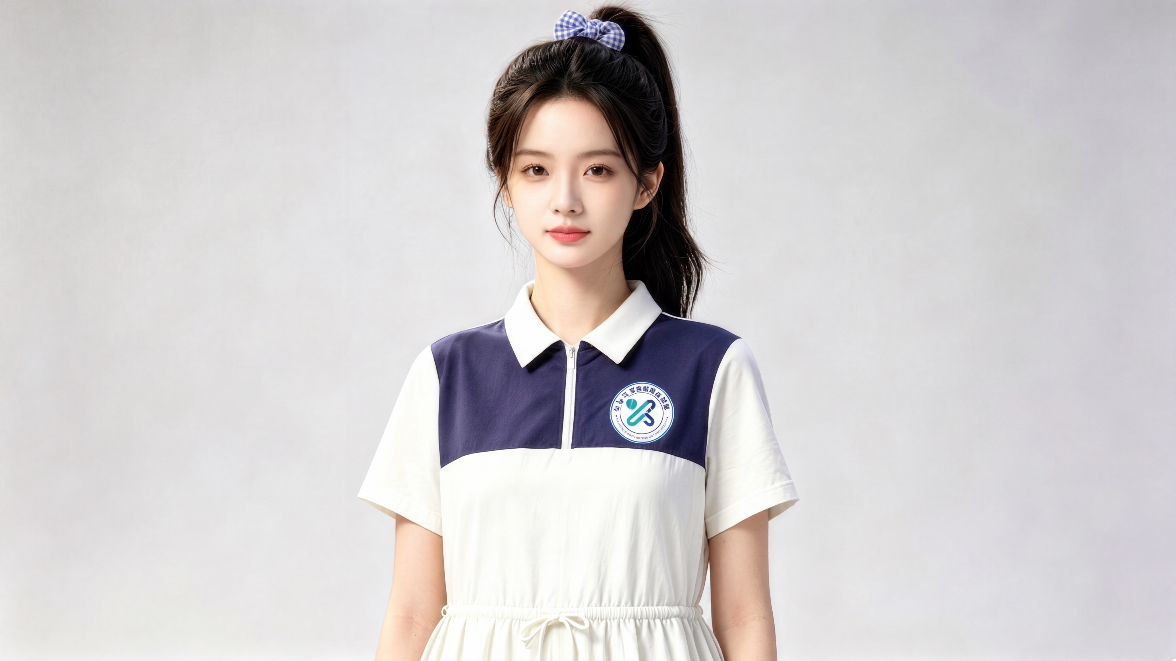 替换图片中衣服上的原有LOGO，换成高清的天心区自媒体联盟圆形… - 图片创意预览
