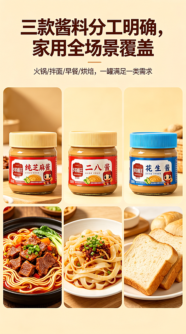 去除图片右下角的豆包AI生成水印，保持原图全部内容、文字和构图不变，修复水印区域背景使其与整体浅米色背景保持一致，不改变图片的设计结构，本图三款产品图是必要展示，保留它们
