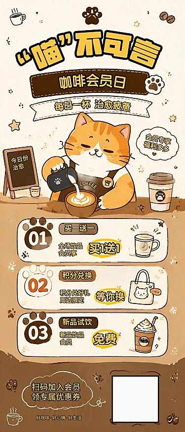 咖啡促销海报