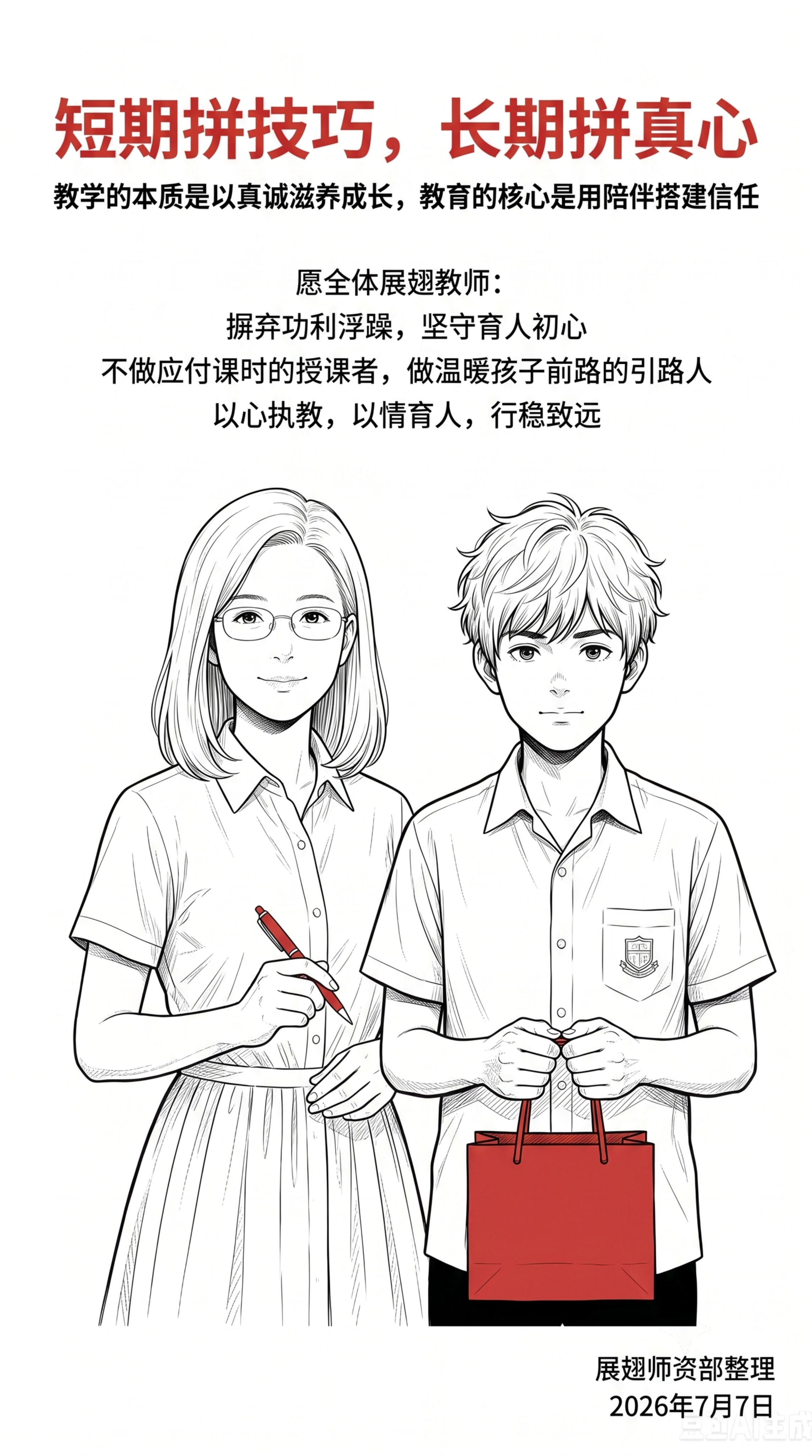 纯白极简教育条漫风格，干净黑色实线描边，黑白线稿为主，少量浅灰… - 图片创意预览