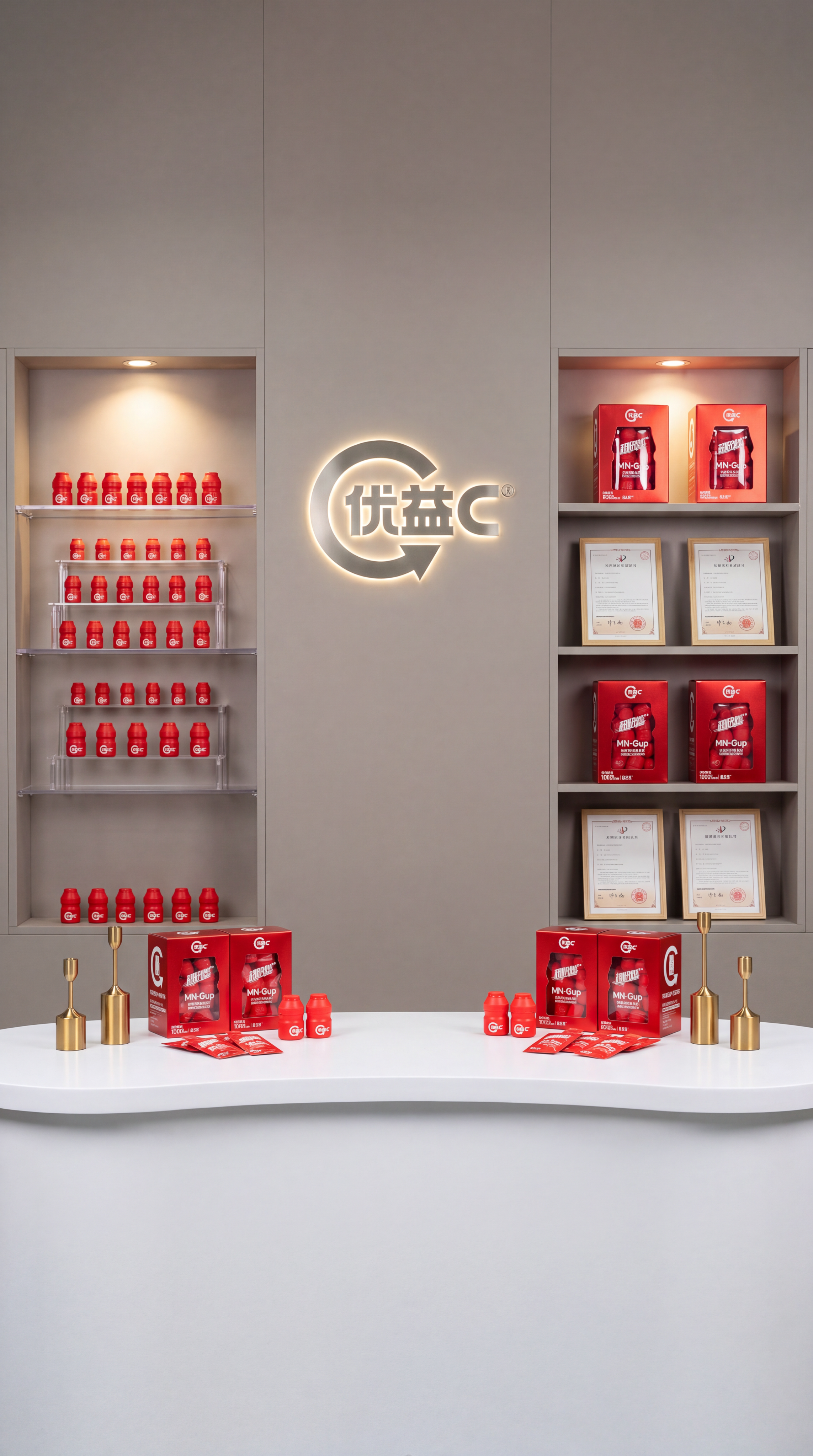 官方品牌直播间空镜场景，专业可信的带货调性，没有人出现。主背景… - 图片创意预览