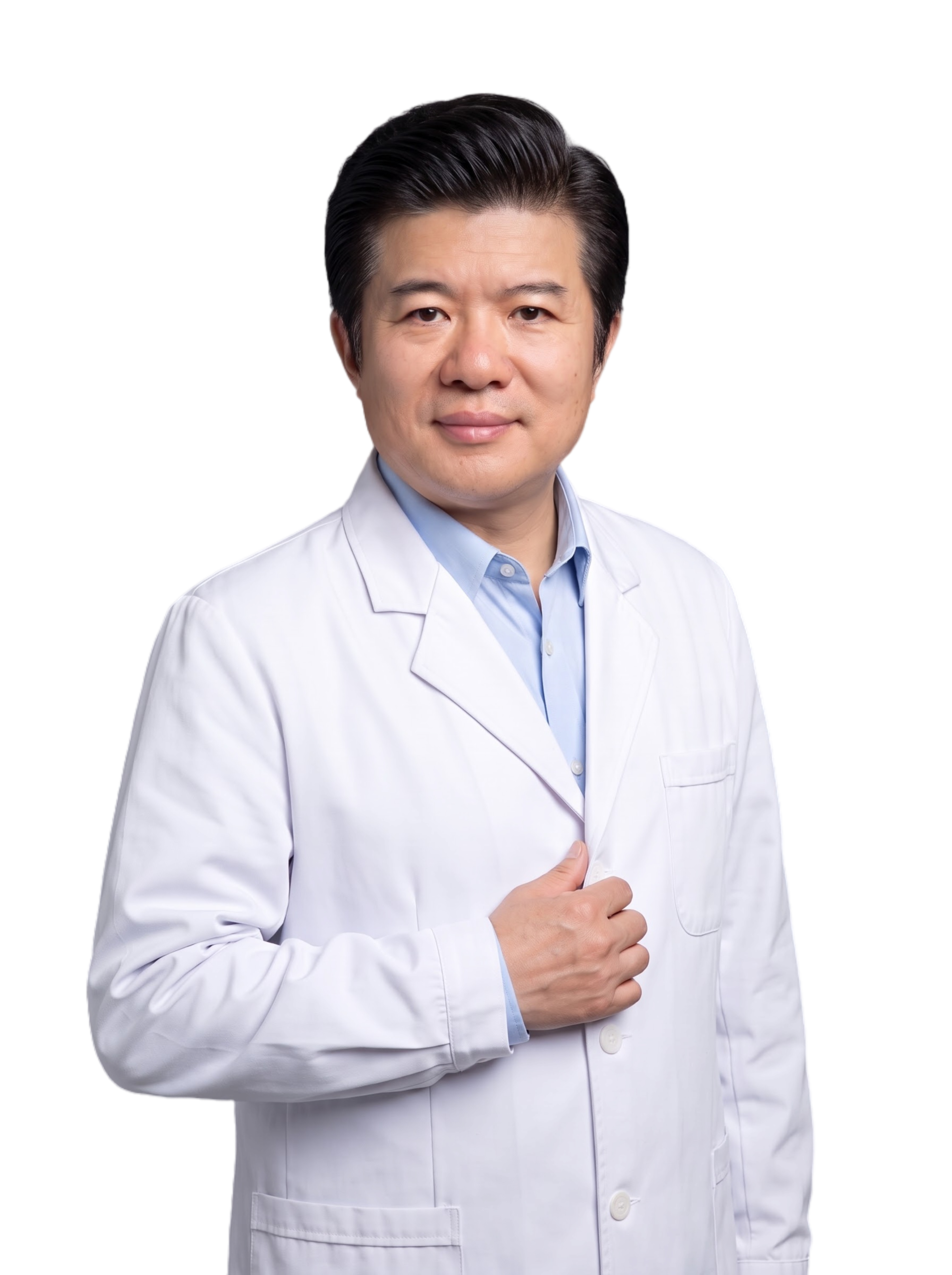 将人物发型修改为偏分背头，头发向后梳理整齐，露出额头，发型成熟… - 图片创意预览