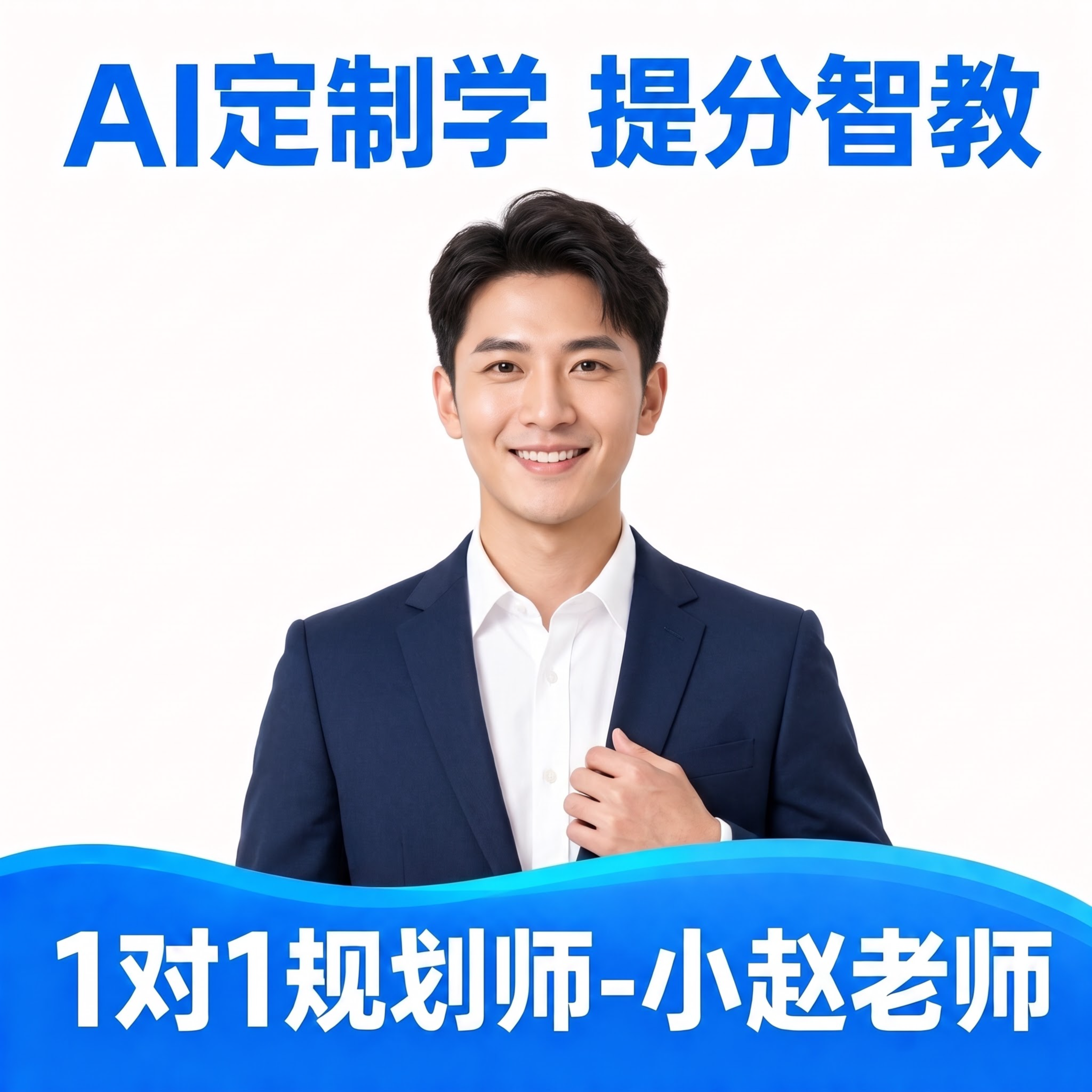 参考图中人物更换为全新的男性形象，保留职业规划师的气质，脸型、… - 图片创意预览