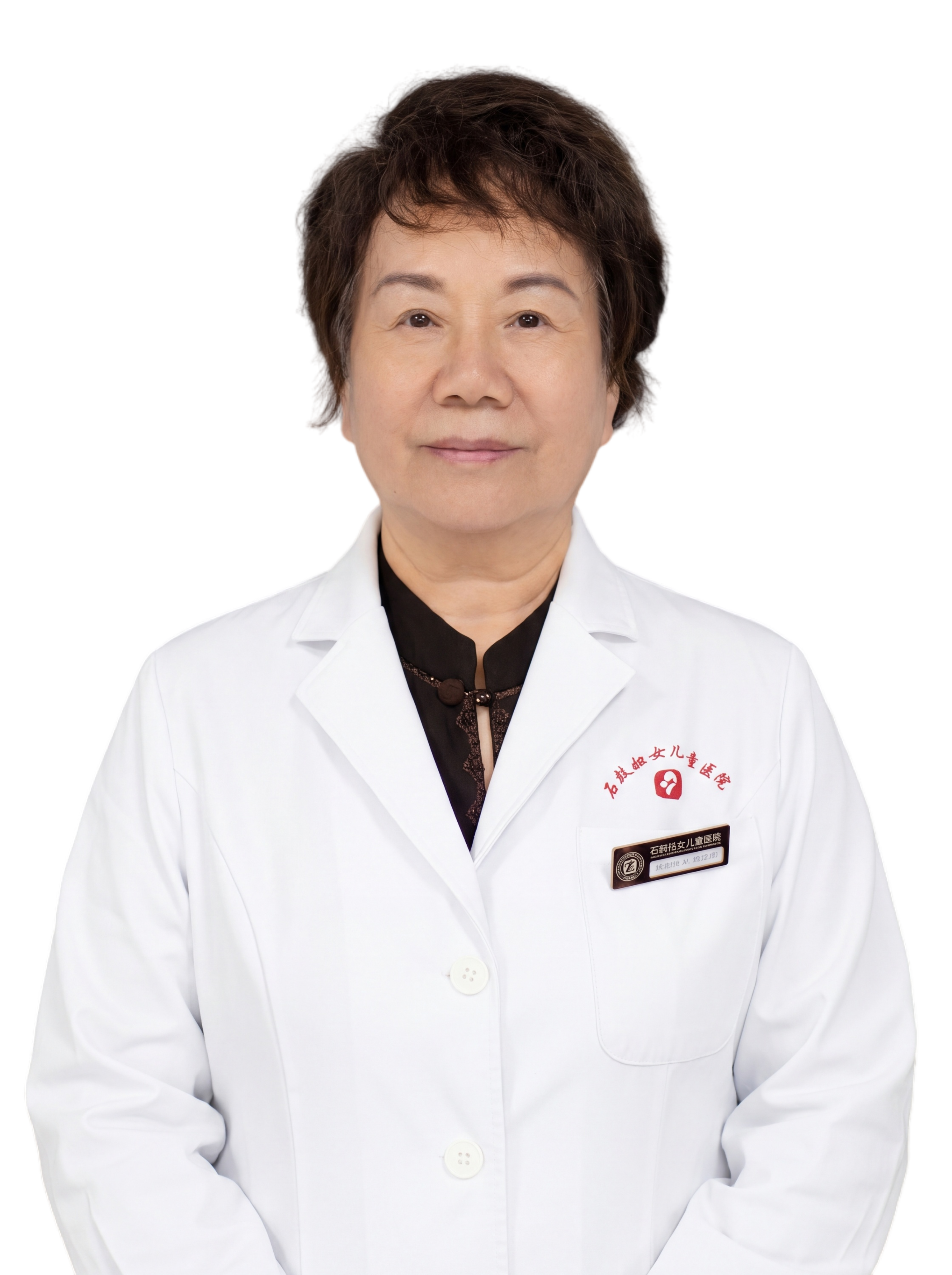 参考图中保留人物脸型、发型、年龄等特征生成医生职业形象照，将短… - 图片创意预览