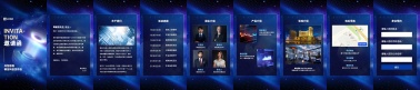 科技未来H5翻页邀请函年终盛典新品发布会